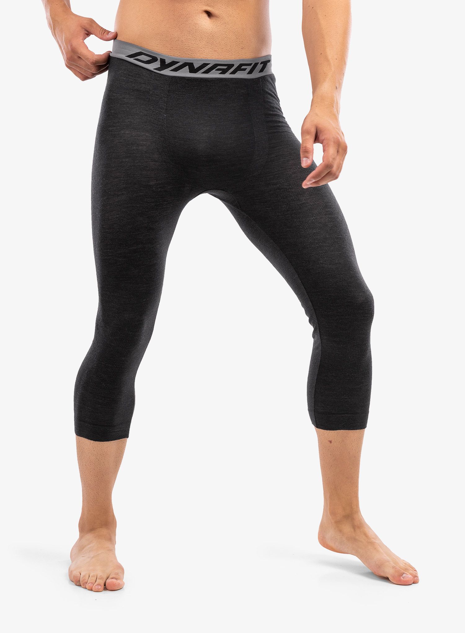 Legíny Dynafit Tour Light Merino 3/4 Tight - black out