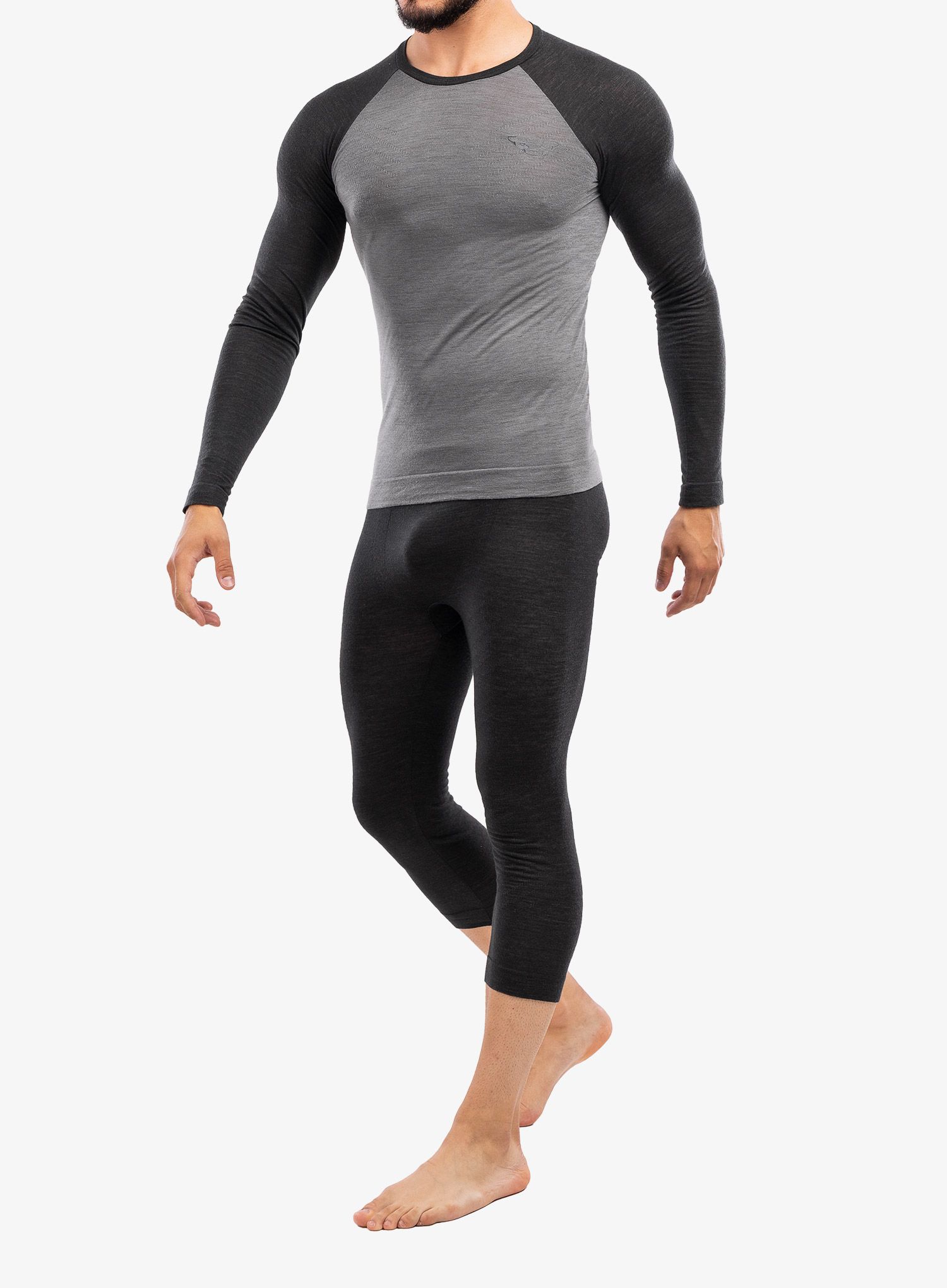 Legíny Dynafit Tour Light Merino 3/4 Tight - black out