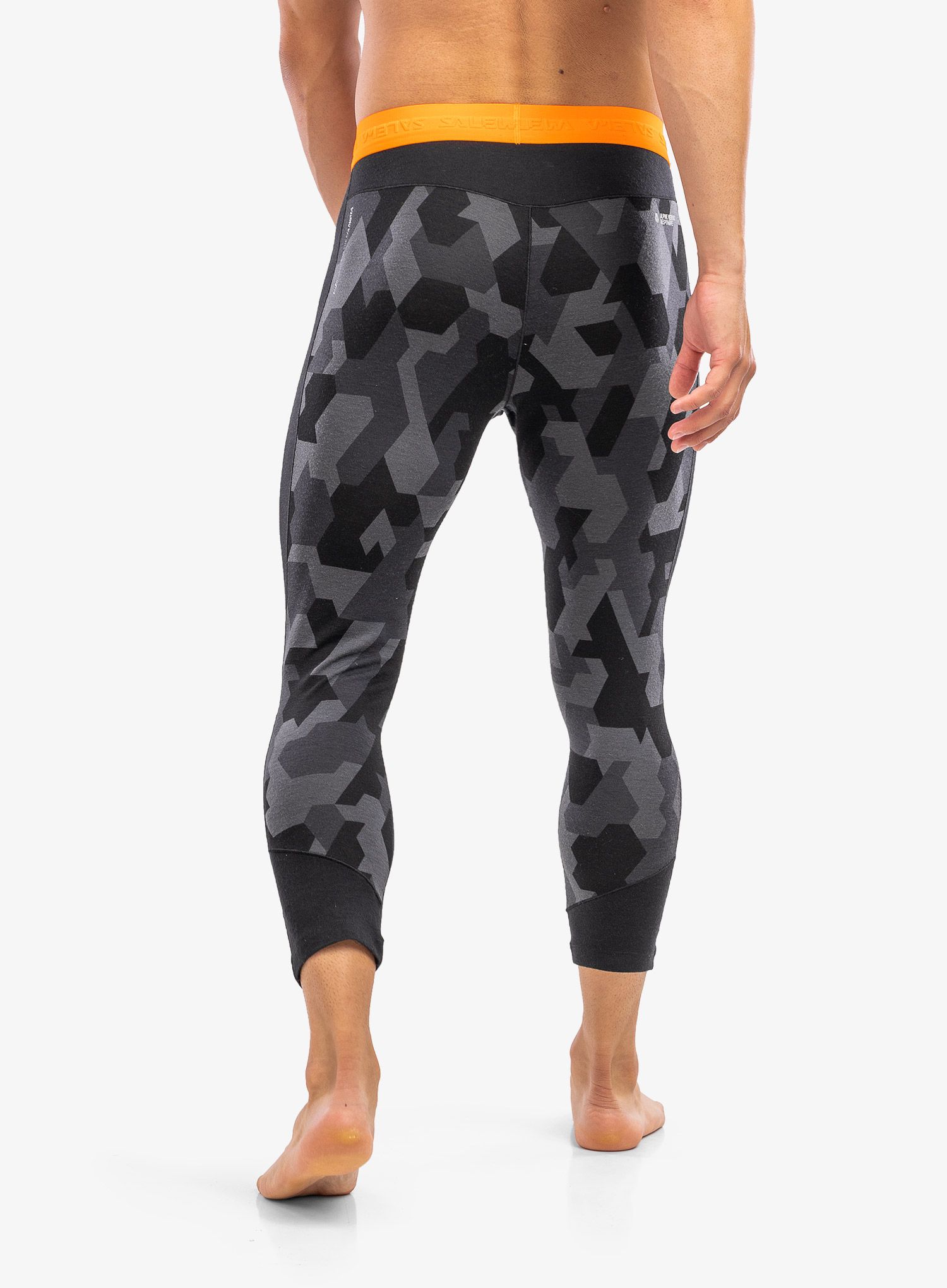 Funkční legíny Salewa Cristallo Warm Amr 3/4 Tight - blk