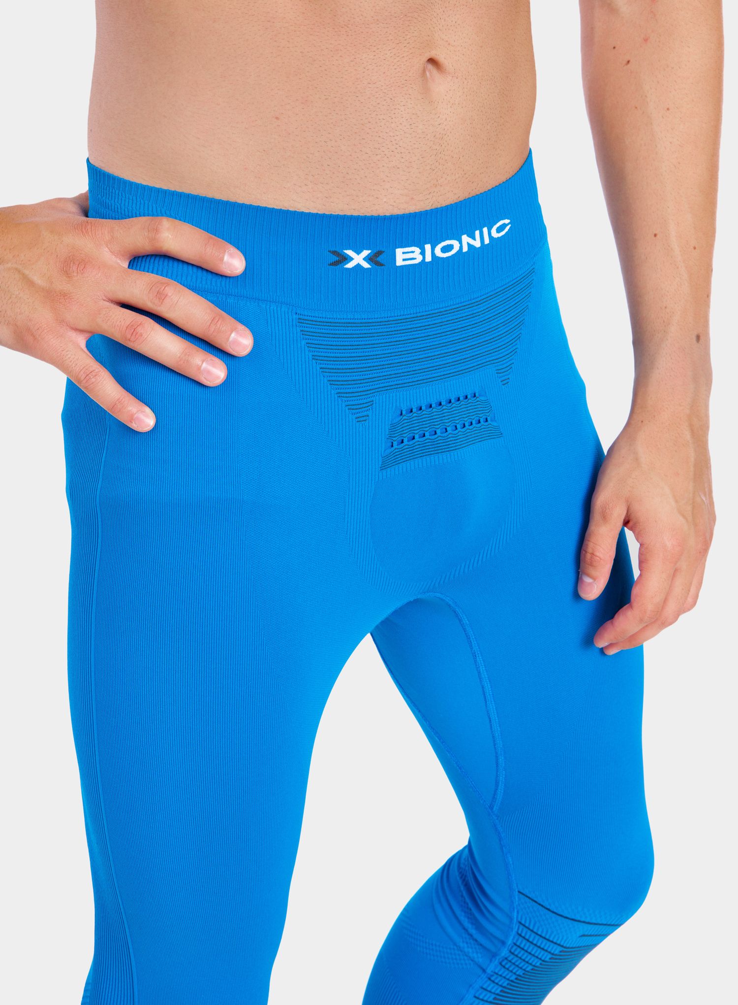 Funkční legíny X-Bionic Energizer 4.0 Pants 3/4 - blue/anth
