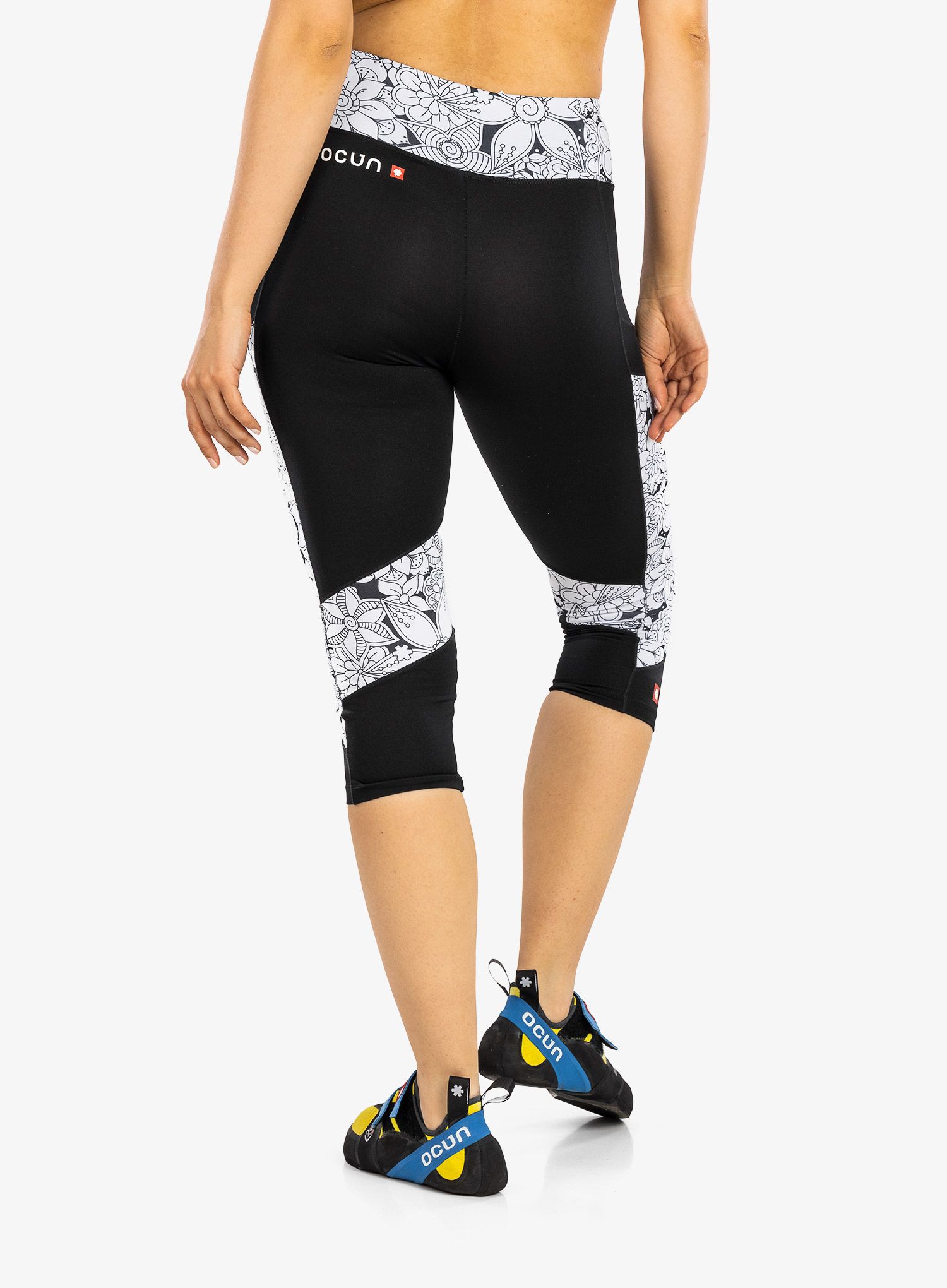 Lezecké legíny Ocun Rhea 3/4 Leggings - black caviar
