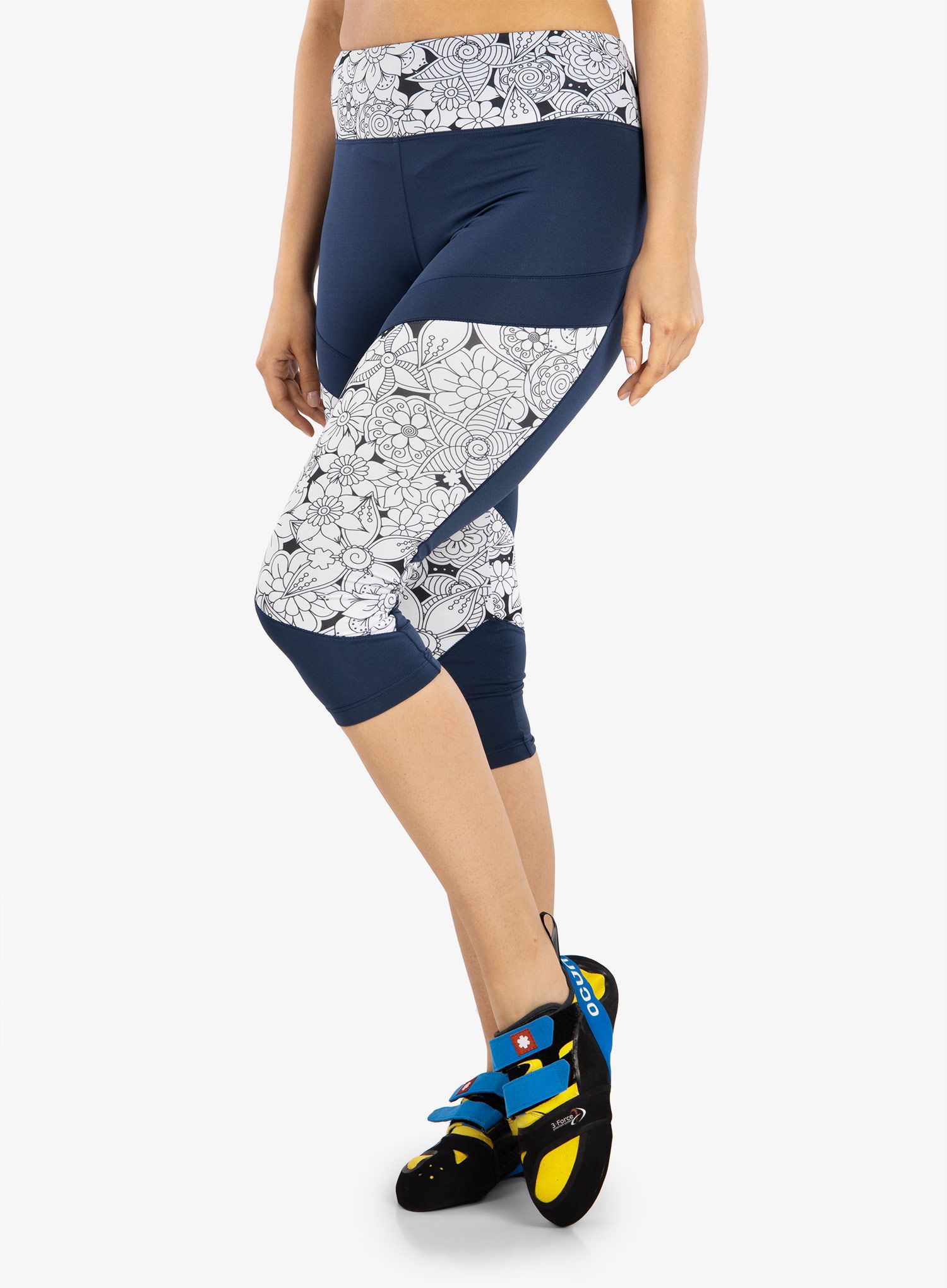 Lezecké legíny Ocun Rhea 3/4 Leggings - blue sargasso