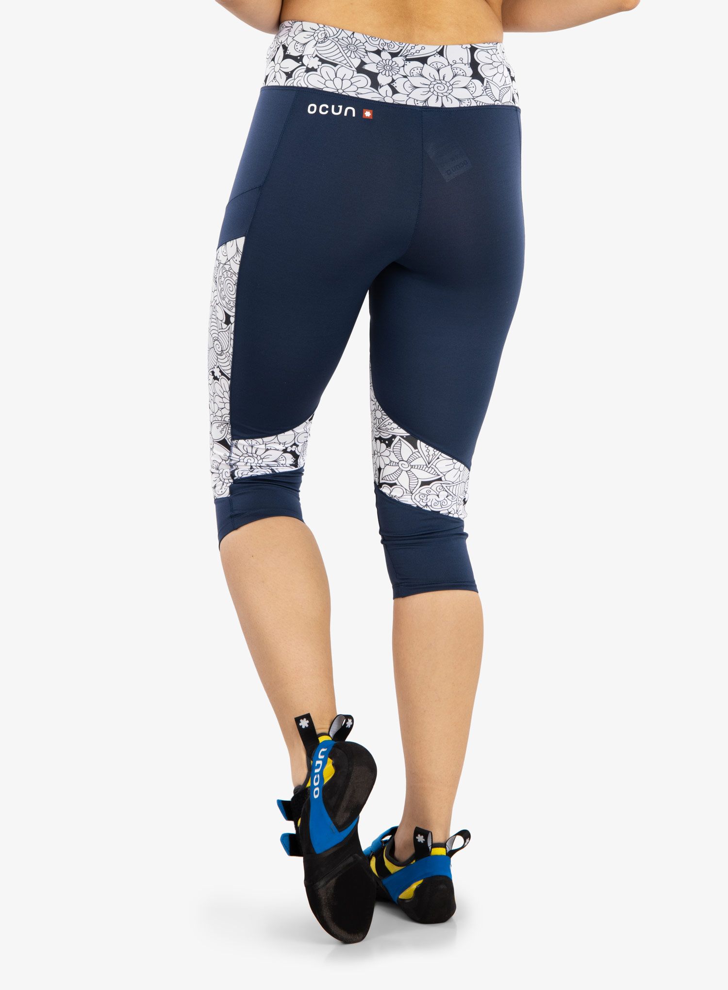 Lezecké legíny Ocun Rhea 3/4 Leggings - blue sargasso