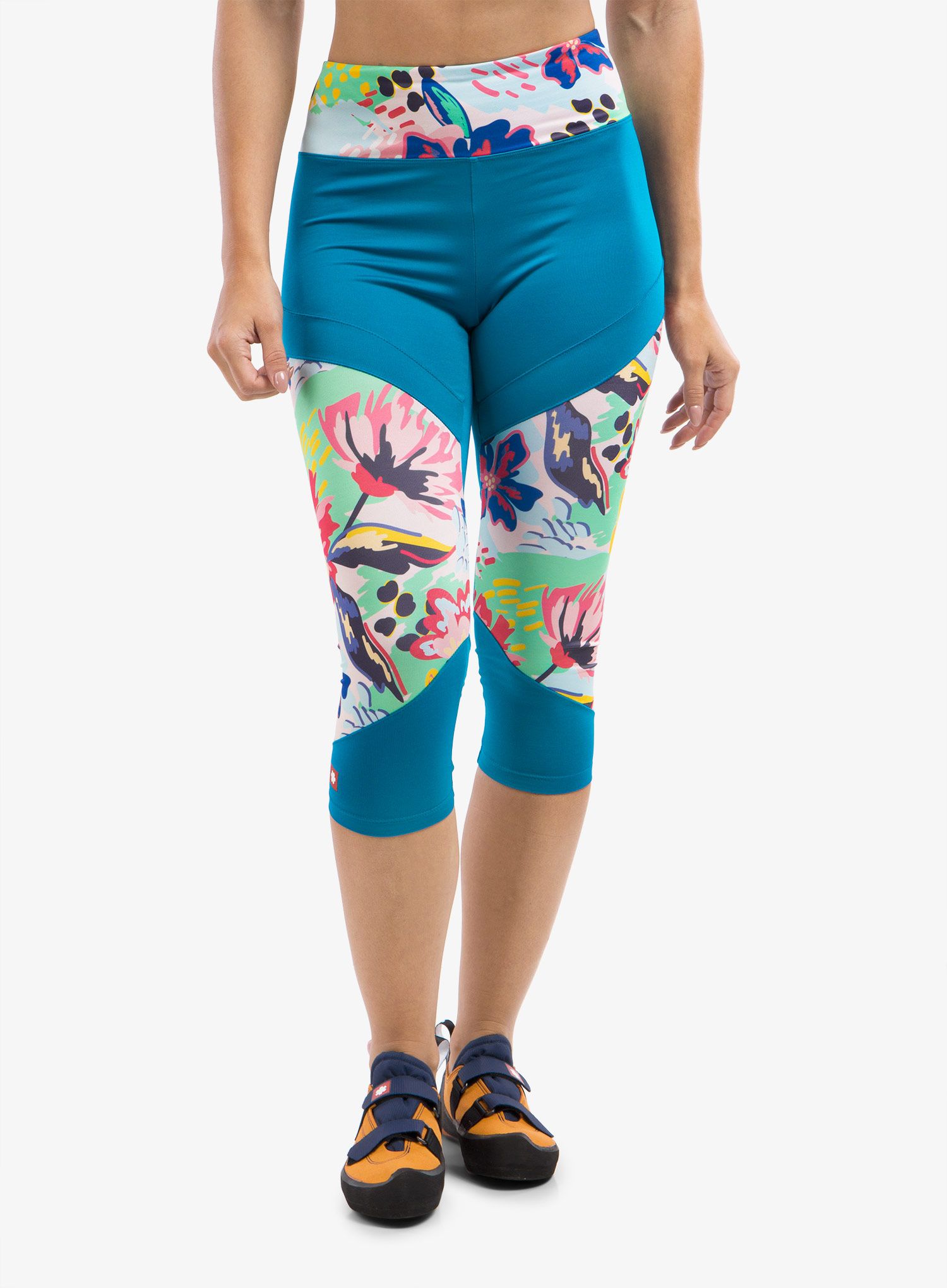Lezecké legíny Ocun Rhea 3/4 Leggings - fjord