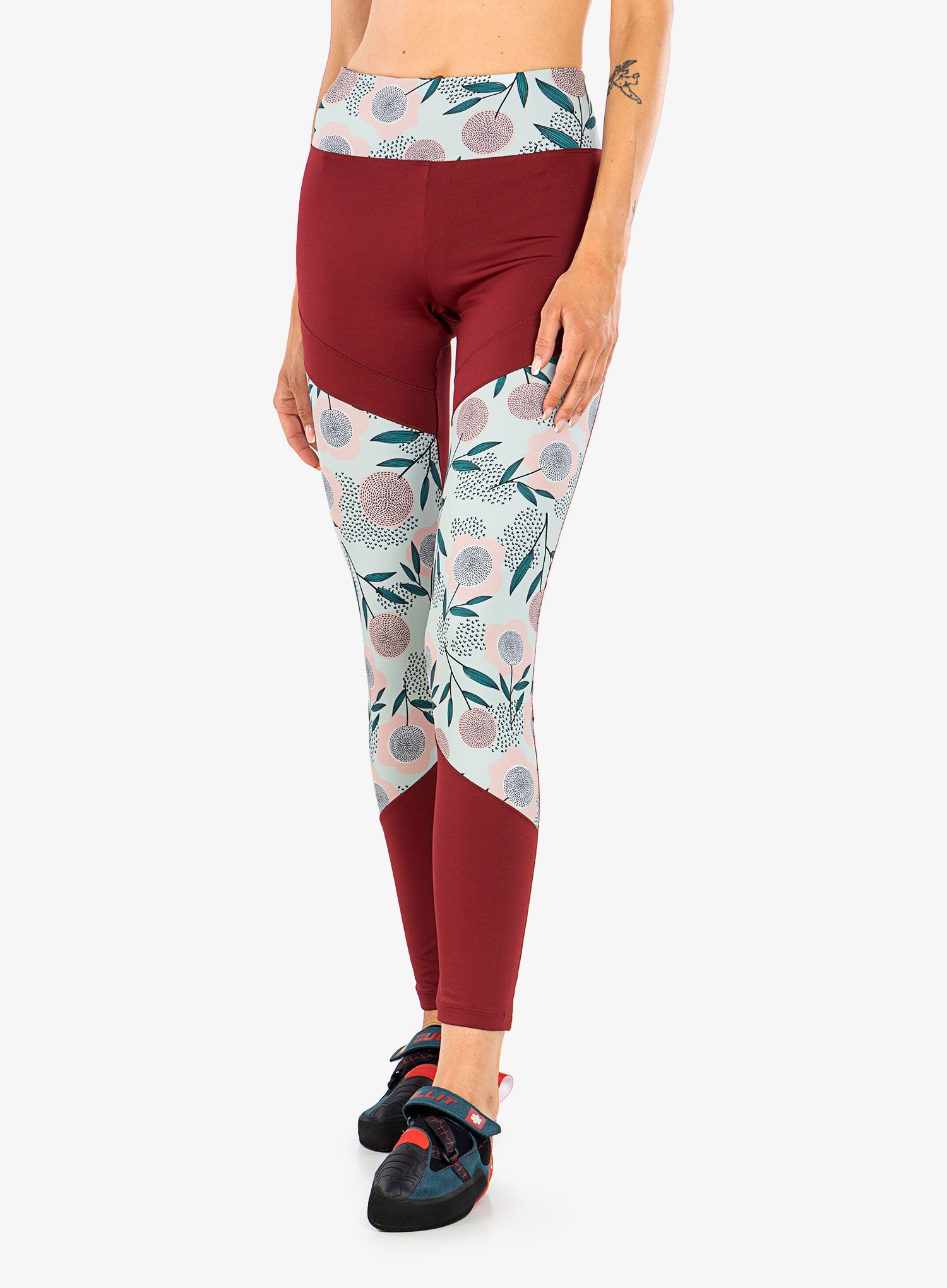 Lezecké legíny Ocun Rhea Leggings - wine