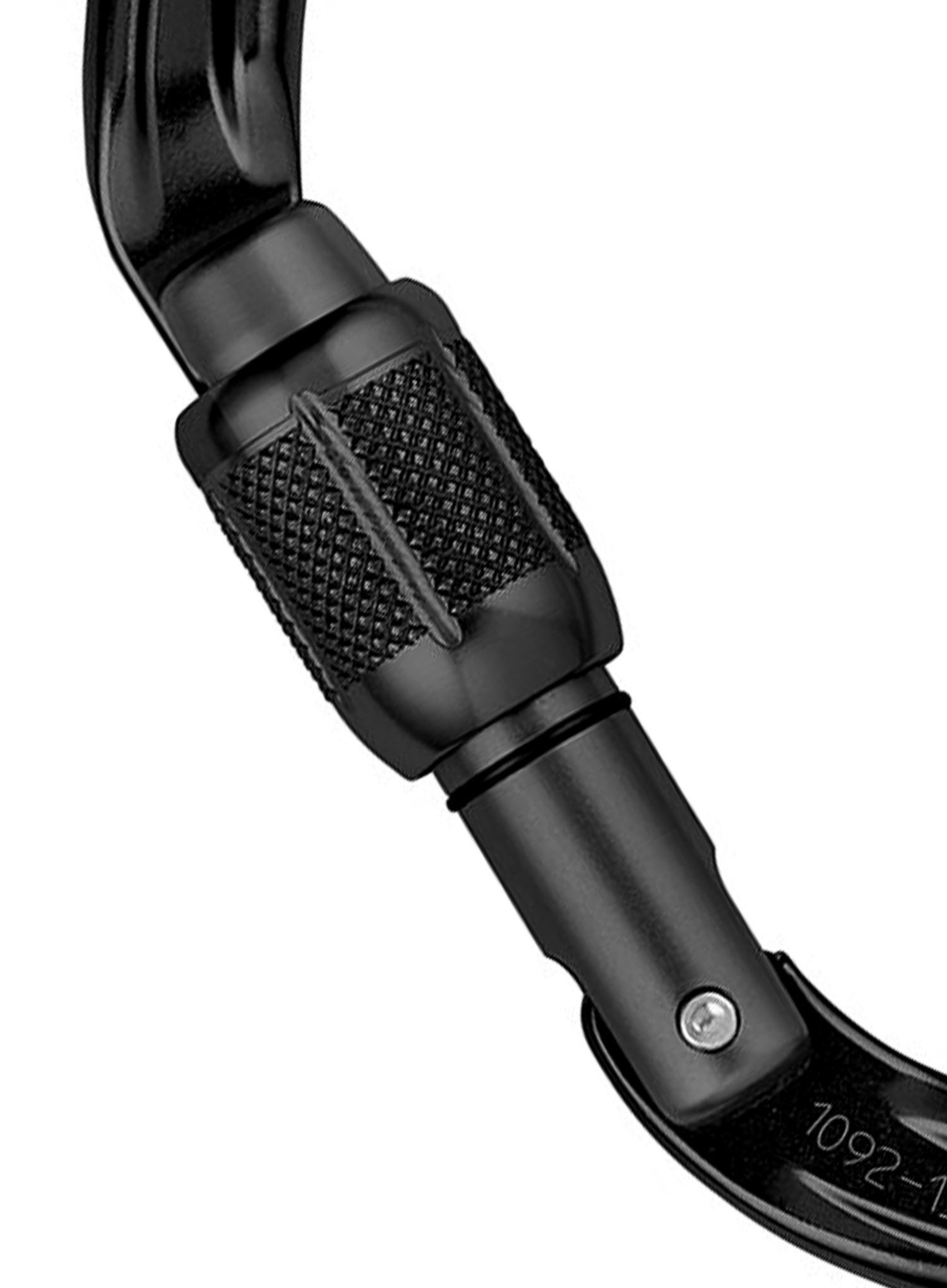 Karabina Petzl OK Screw-Lock - noir