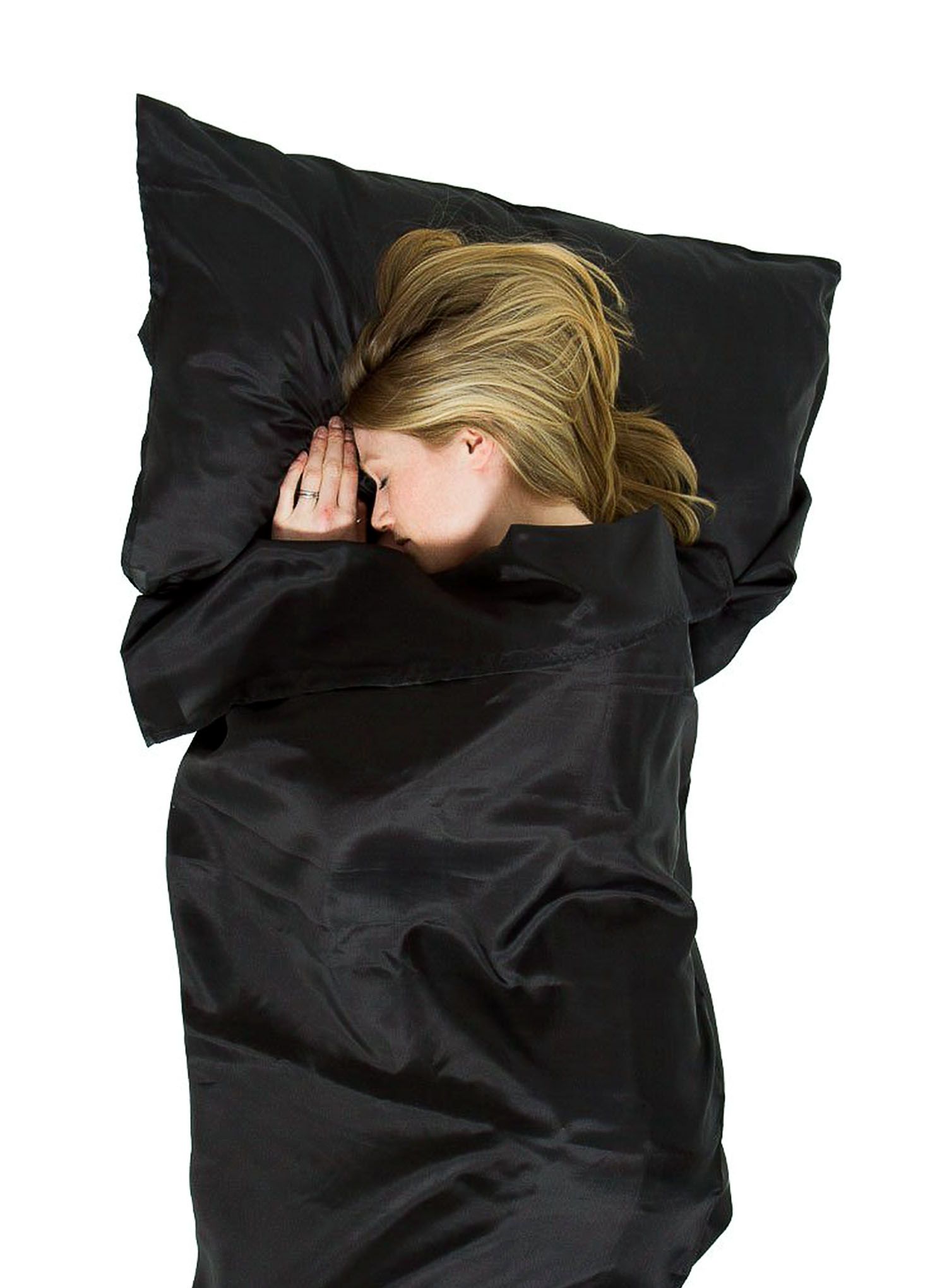 Vložka do spacáku Lifeventure Silk Ultimate Liner Rectangular - black