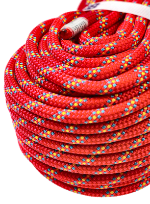 Turistické lano Beal Rando 8 mm x 48 m Golden Dry - pink