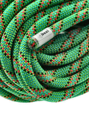 Dynamické lano Beal Tiger Unicore 10 mm x 50 m Dry Cover - green