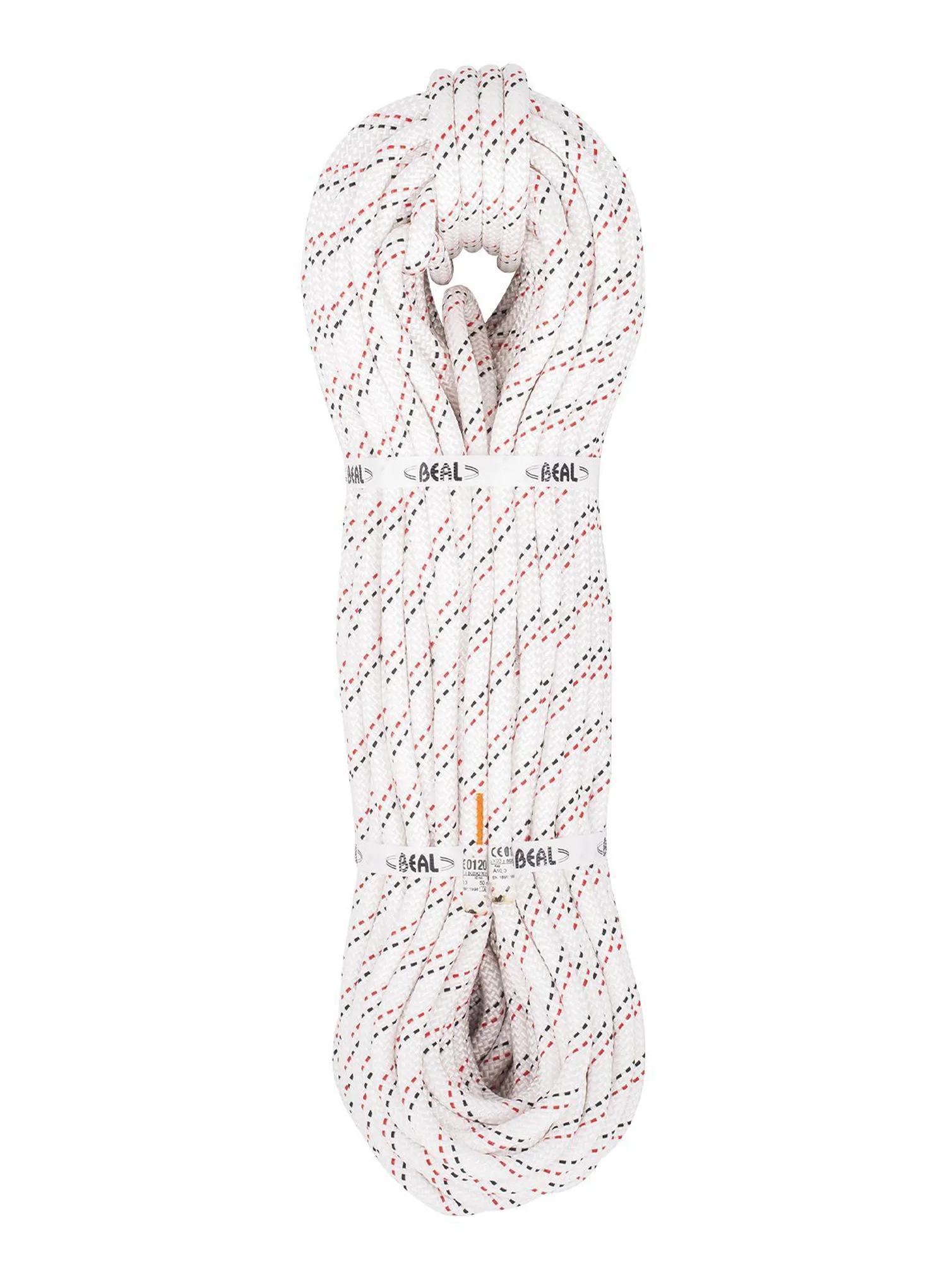 Polostatické lano Beal Industrie 10,5 mm - white/white