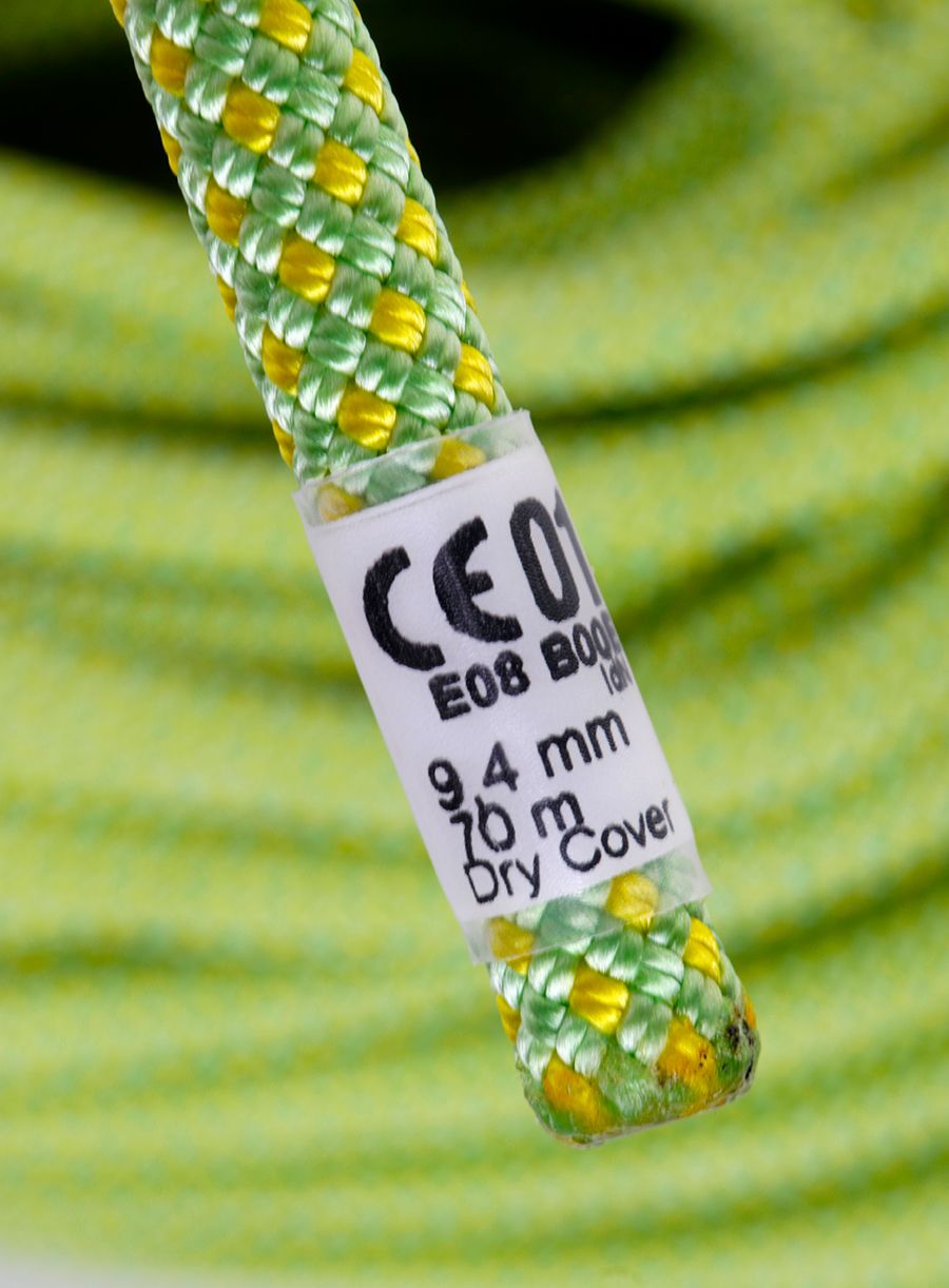 Lezecké lano Beal Stinger III 9,4 mm 70 m Unicore Dry Cover - anis