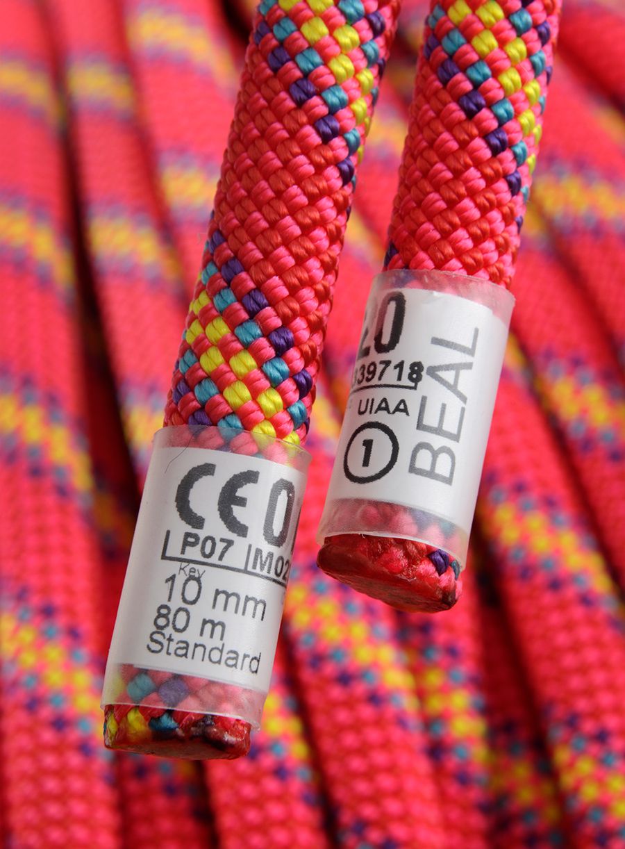 Lezecké lano Beal Virus 10 mm 80 m - pink