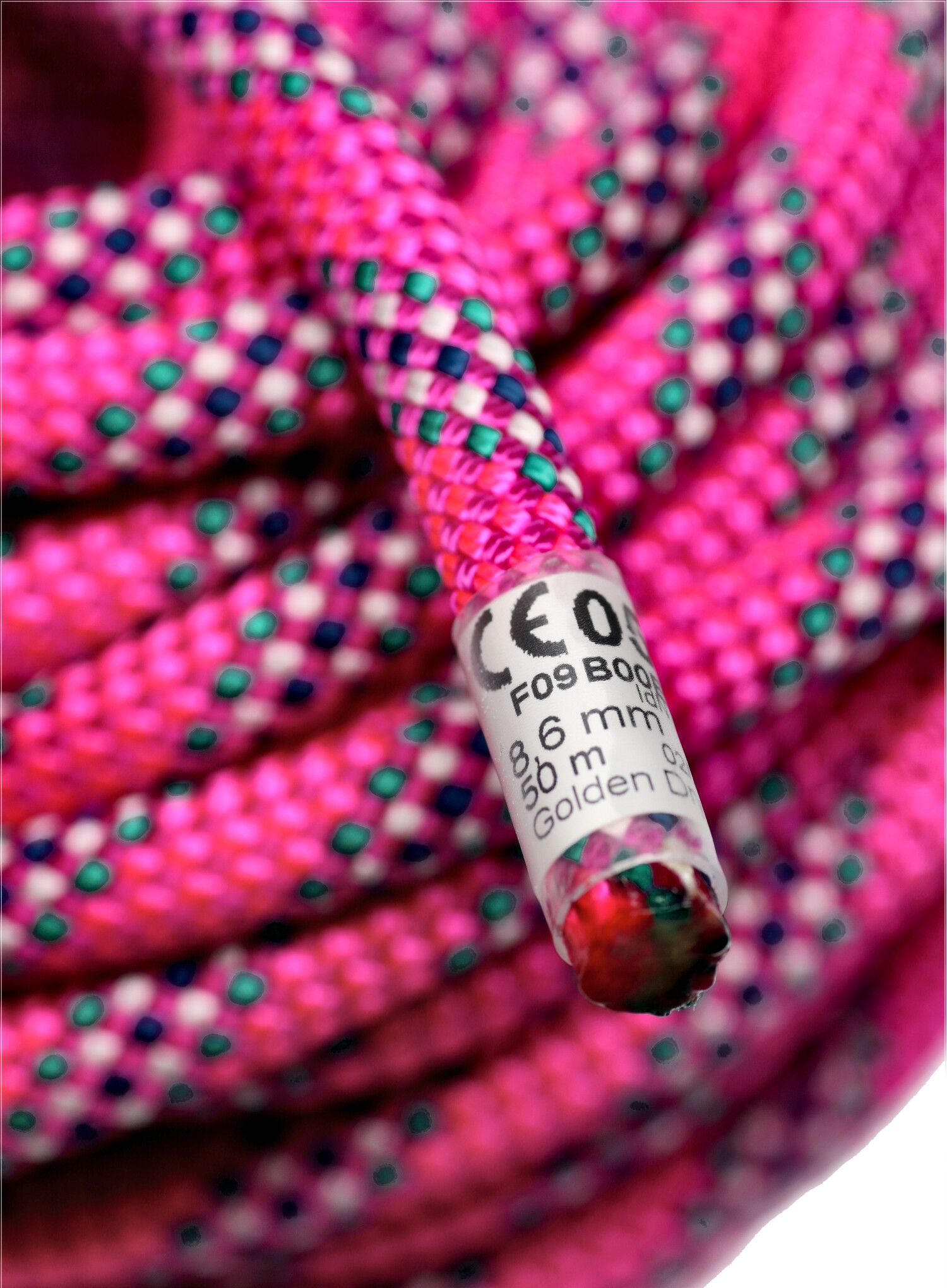 Dynamické lano Beal Cobra Unicore Golden Dry 8,6 mm 50 m - fuchsia