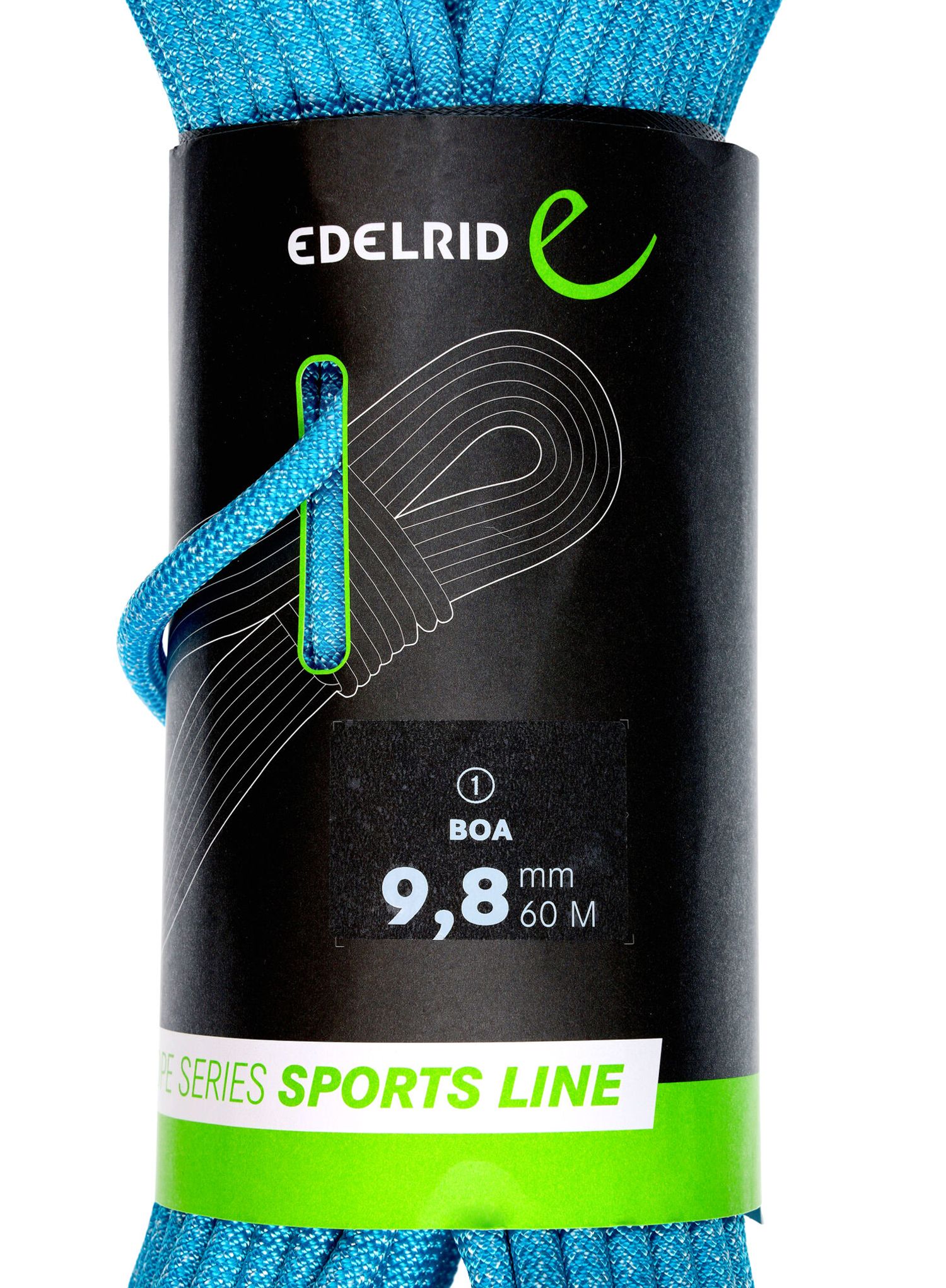 Dynamické lano Edelrid Boa 9,8 mm 60 m - blue