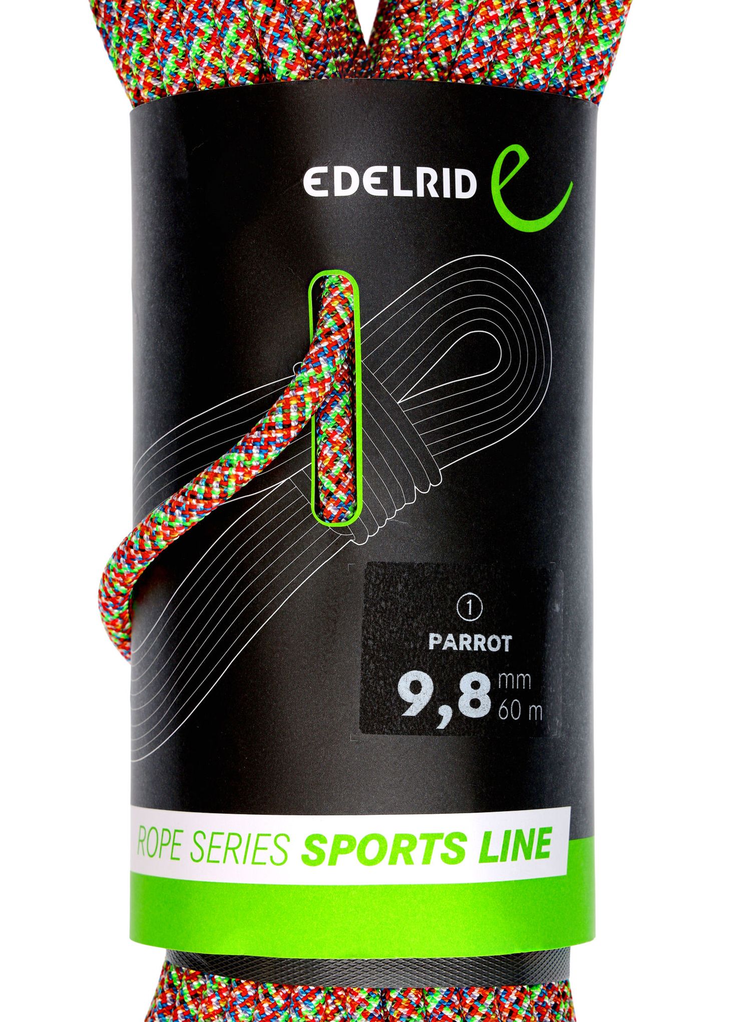 Dynamické lano Edelrid Parrot 9,8 mm 60 m - assorted