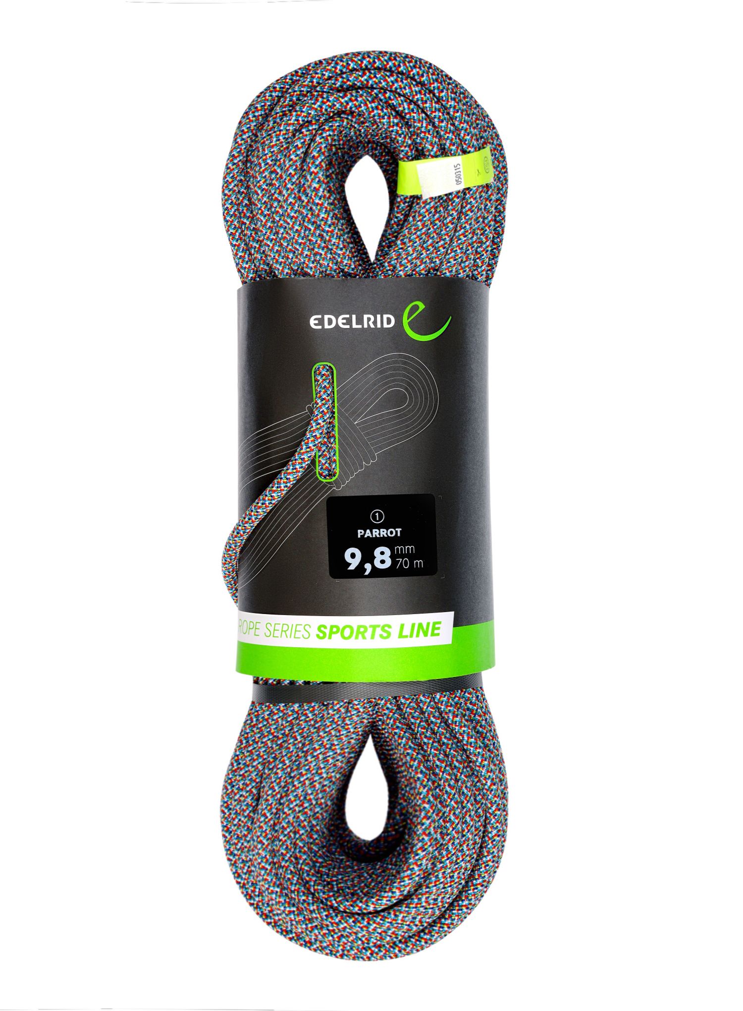 Dynamické lano Edelrid Parrot 9,8 mm 70 m - assorted