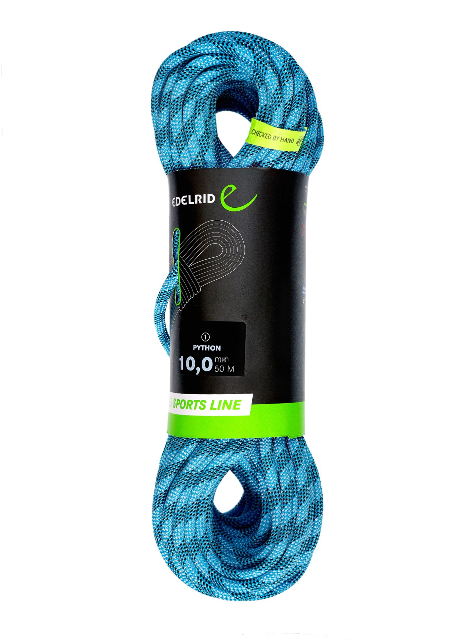 Dynamické lano Edelrid Python 10 mm 50 m - blue