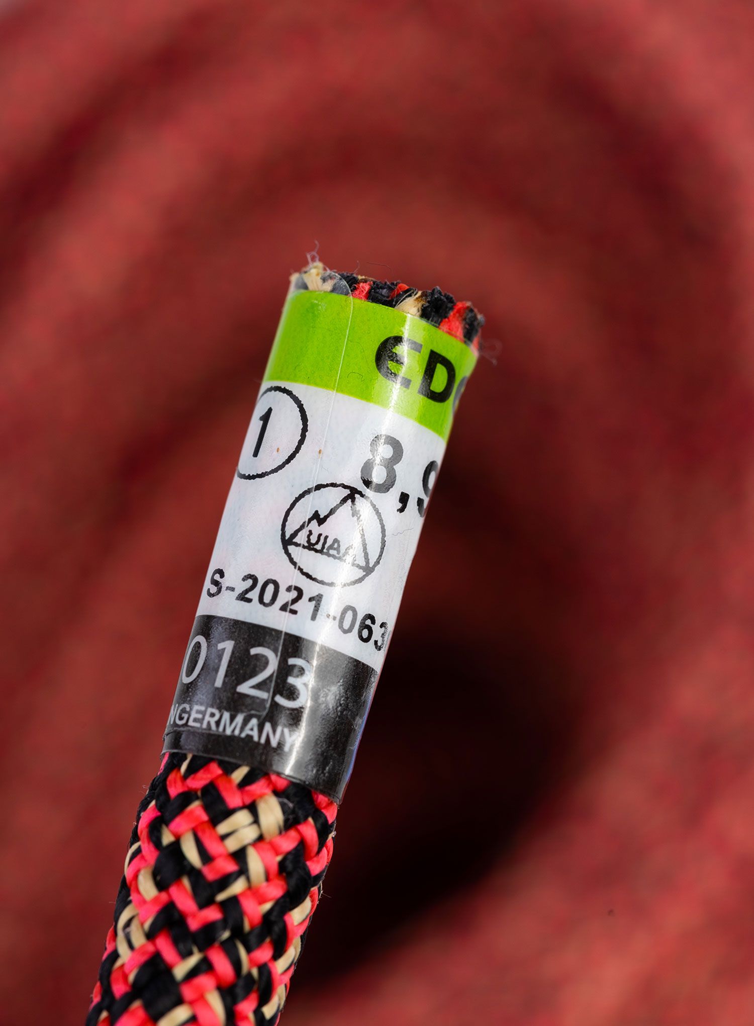 Dynamické lano Edelrid Swift Protect Pro Dry 8,9 mm 60 m - night fire