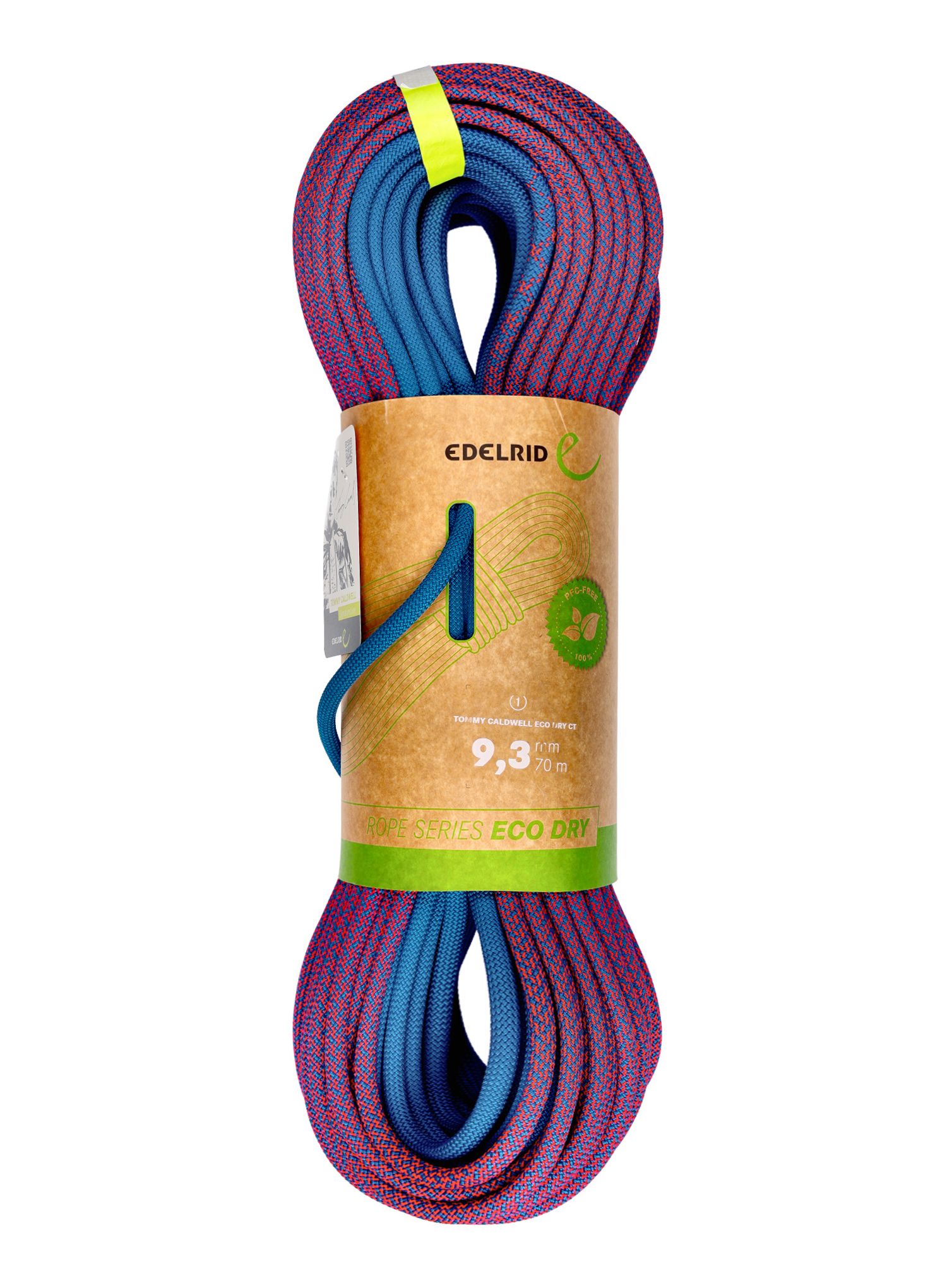 Dynamické lano Edelrid Tommy Caldwell Eco Dry CT 9,3 mm 70 m - p/t