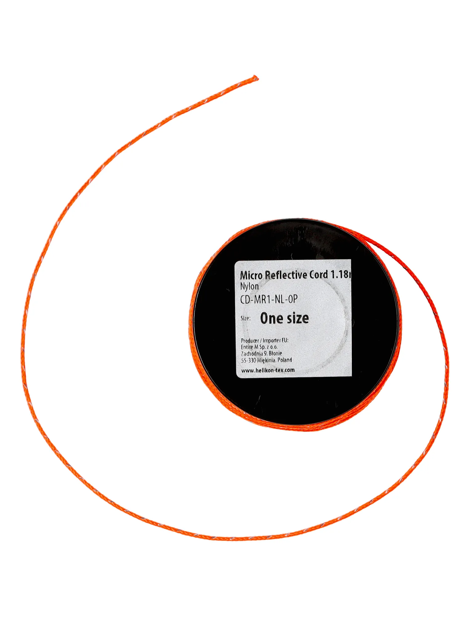 Pomocné lano Atwood Rope MFG Micro Cord Reflective 1.18mm 38 m - neon orange