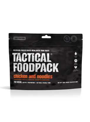 Lyofilizát Tactical Foodpack Těstoviny s kuřecím masem 560 g