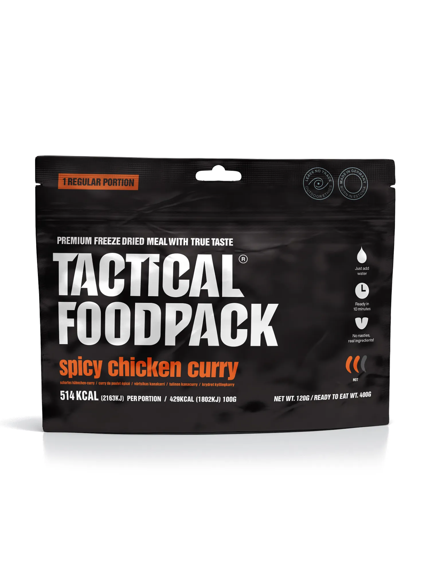 Lyofilizát Tactical Foodpack Pikantní kuřecí kari 400 g