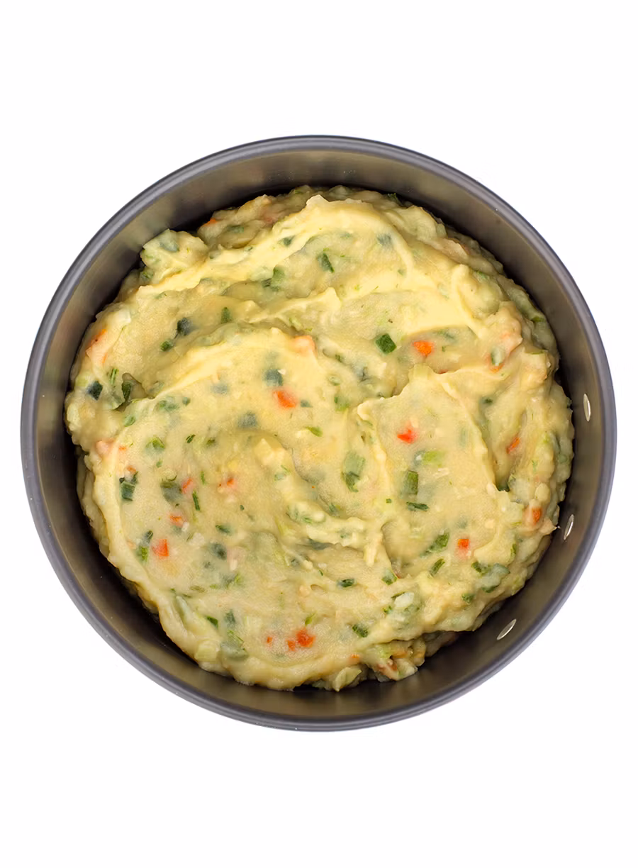Lyofilizované jídlo Travellunch Vegetariánske pórkové pyré 575 g
