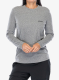 Dámské triko s dlouhým rukávem Patagonia L/S P-6 Logo Responsibili-Tee - gravel heather