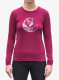 Dámské triko s dlouhým rukávem Sensor Merino Active PT Tee LS Fox - lilla