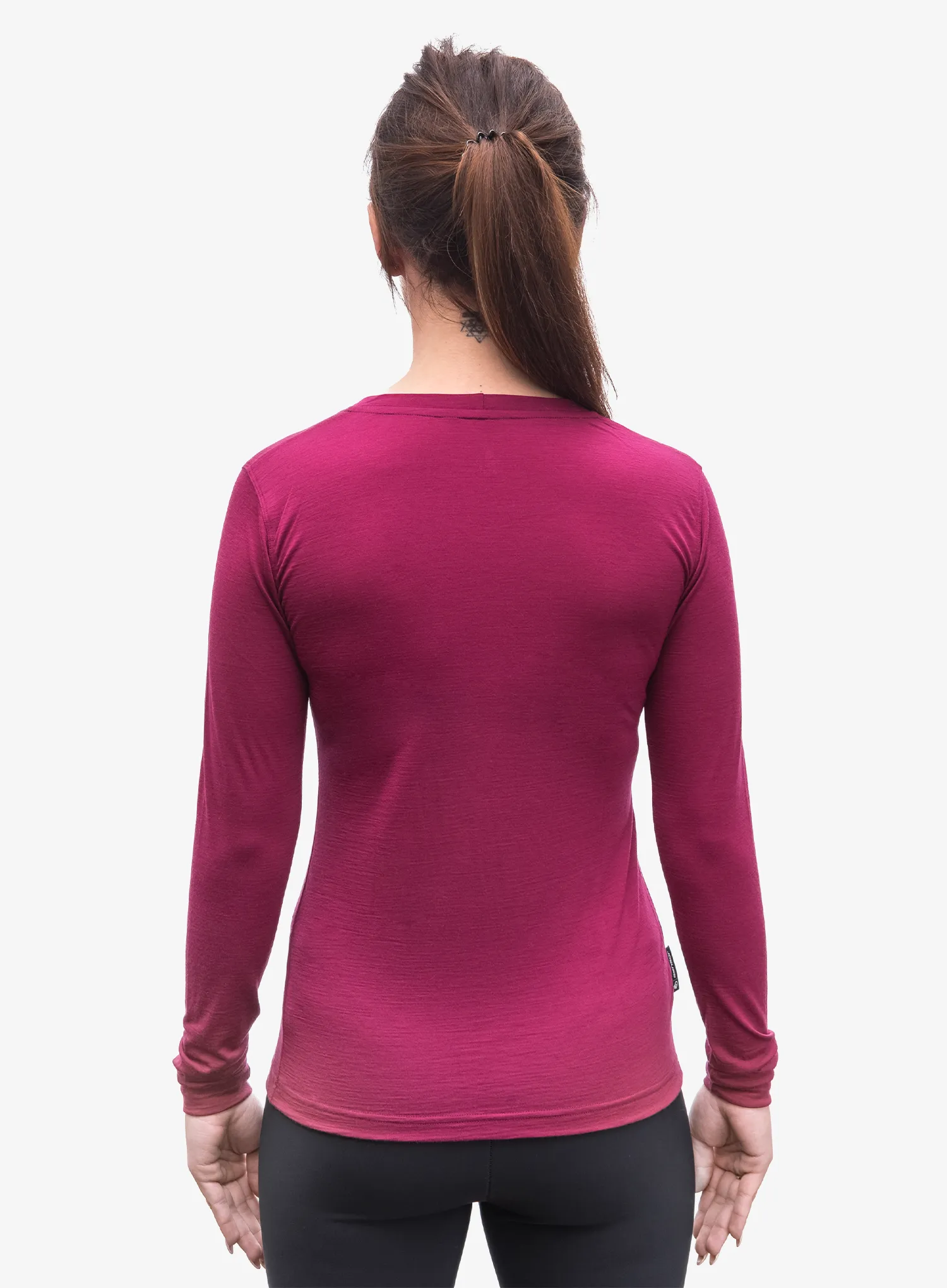 Dámské triko s dlouhým rukávem Sensor Merino Active PT Tee LS Fox - lilla