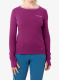 Dámské triko s dlouhým rukávem Vaude Sveit LS Shirt II - pink orchid