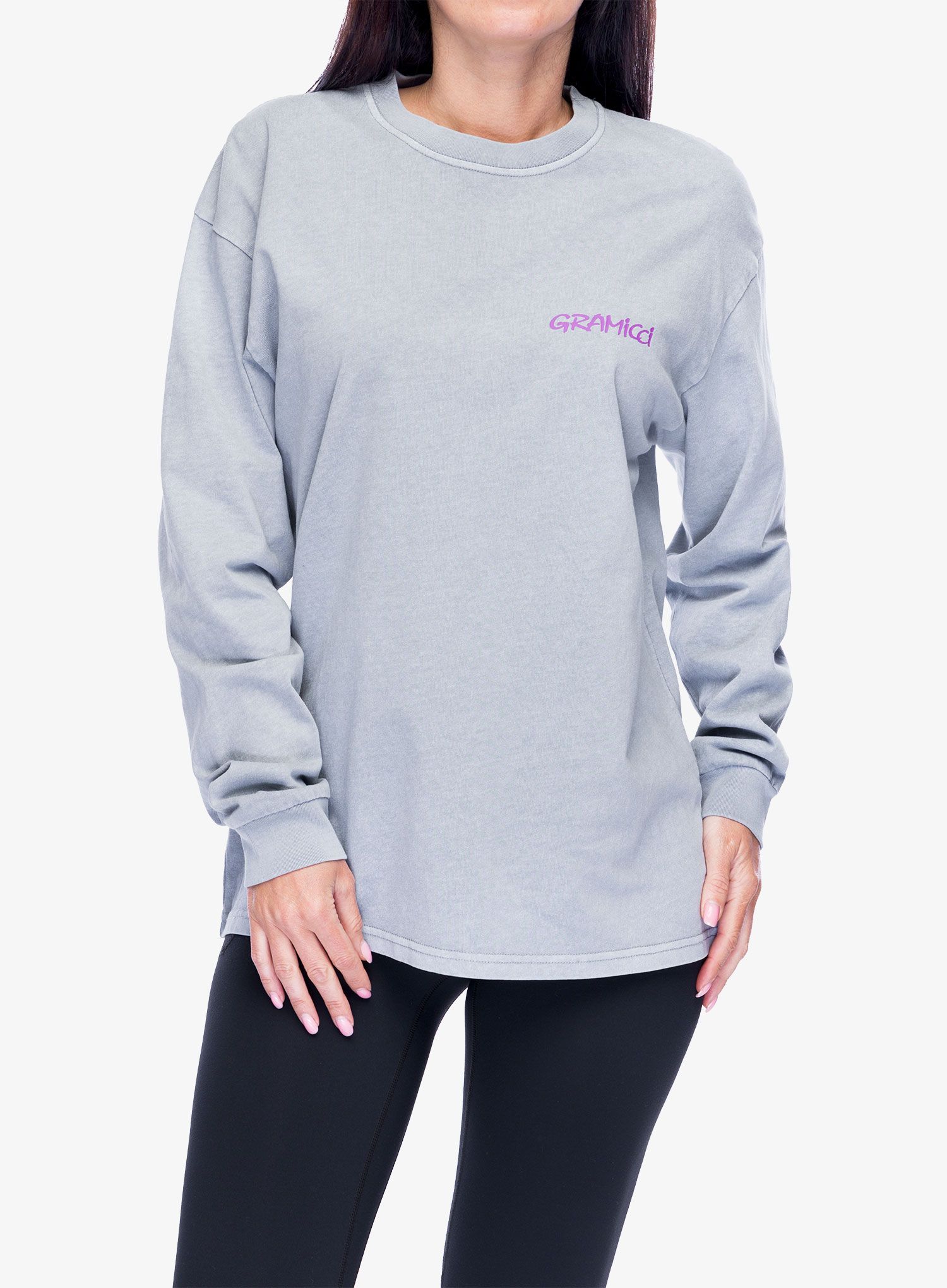 Longsleeve Gramicci Carabiner L/S Tee - slate pigment