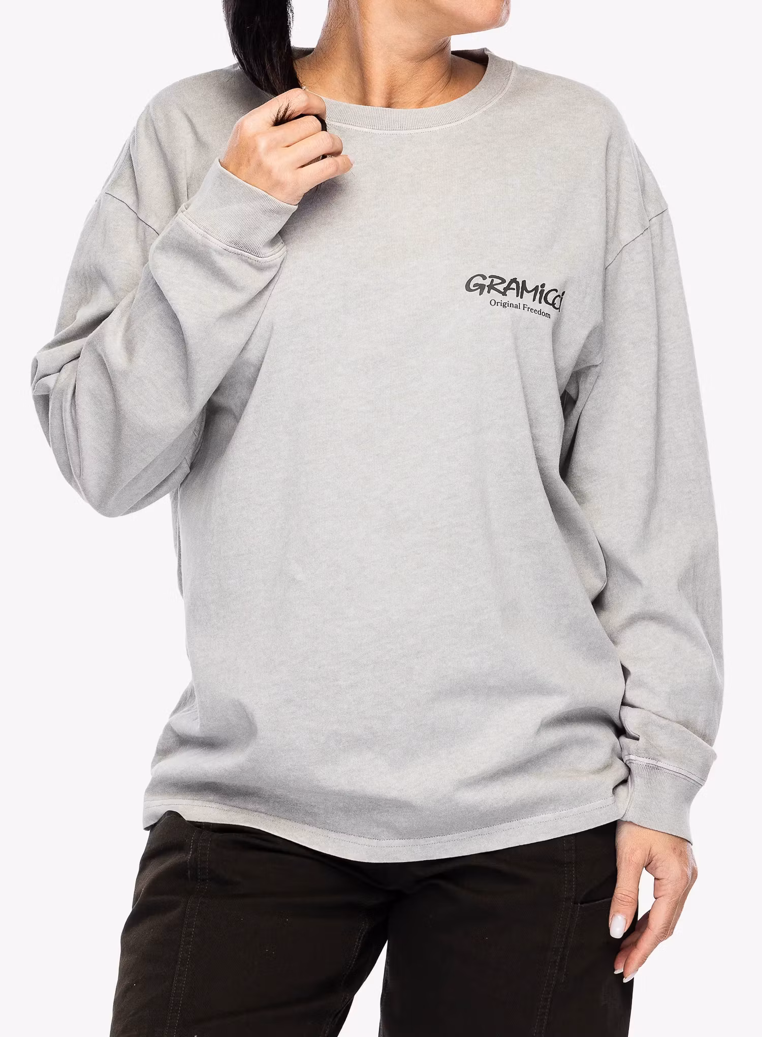 Longsleeve Gramicci Original Freedom LS Tee - pigment slate