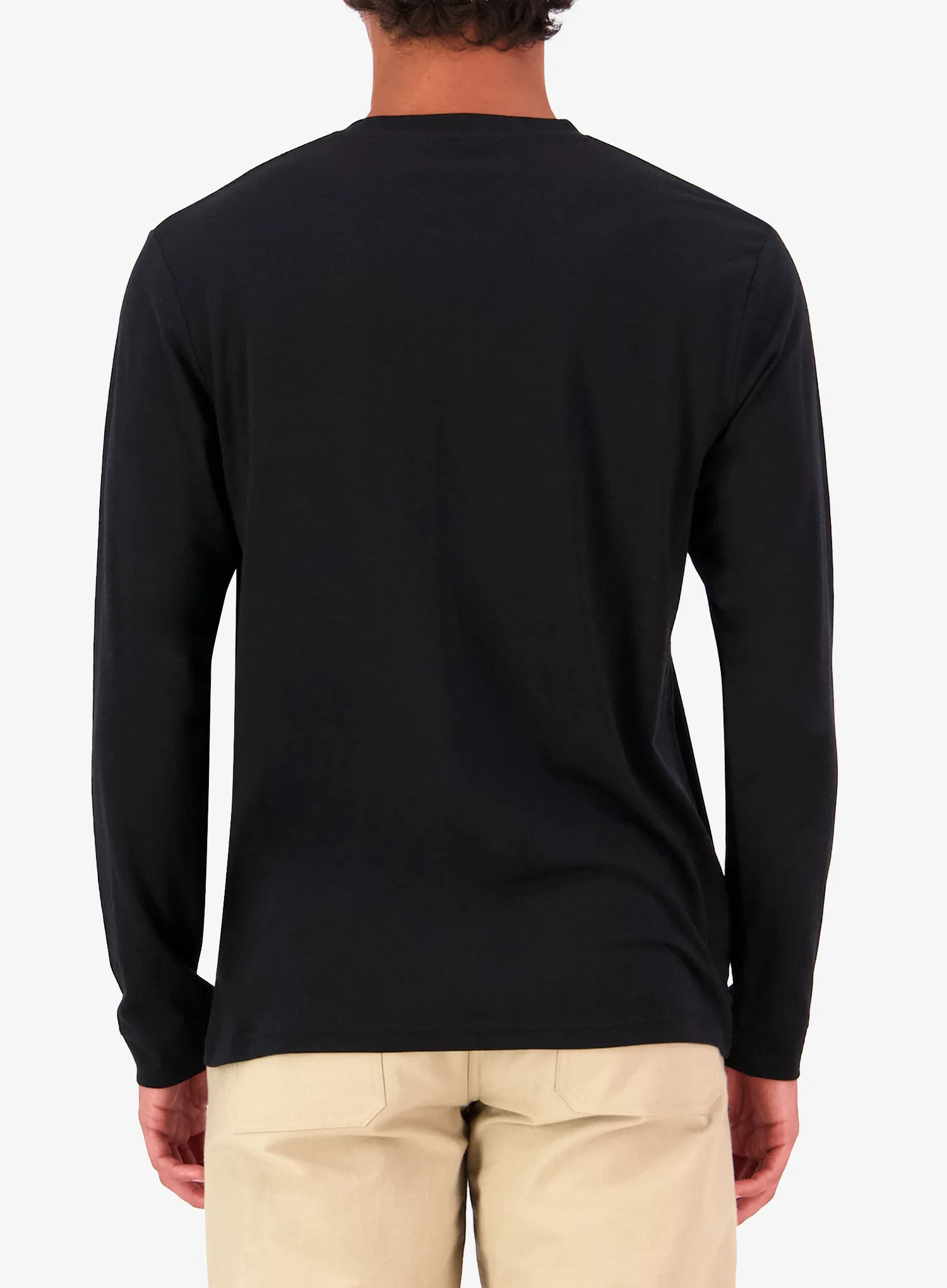 Longsleeve Mons Royale Icon Merino Long Sleeve - black
