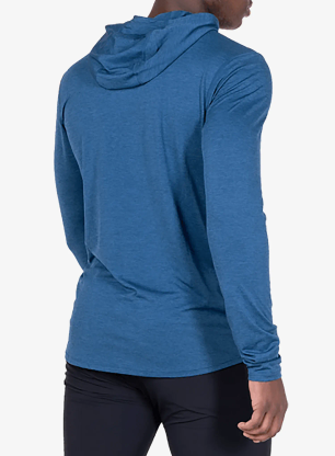 Longsleeve Mountain Equipment Glace Hooded Top - admiral blue