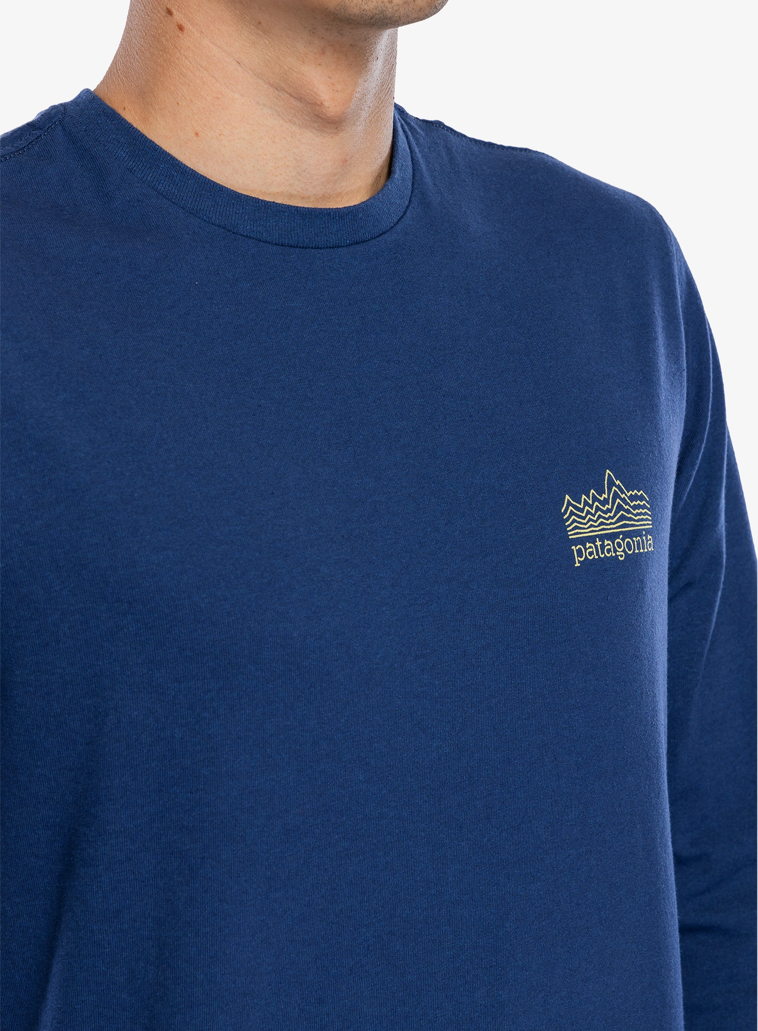 Longsleeve Patagonia L/S Strataspire Responsibili-Tee - clement blue