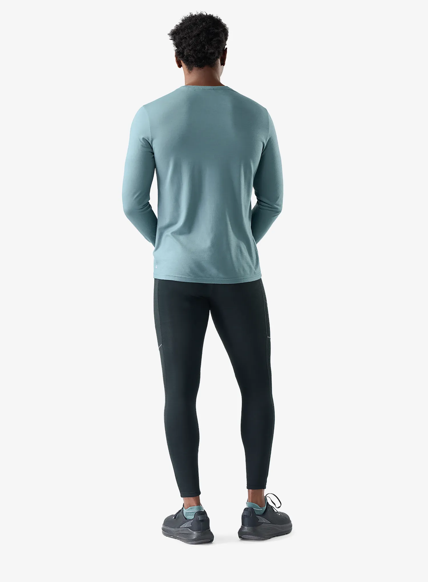 Longsleeve Smartwool Wander Valley Active Long Sleeve - dusty teal