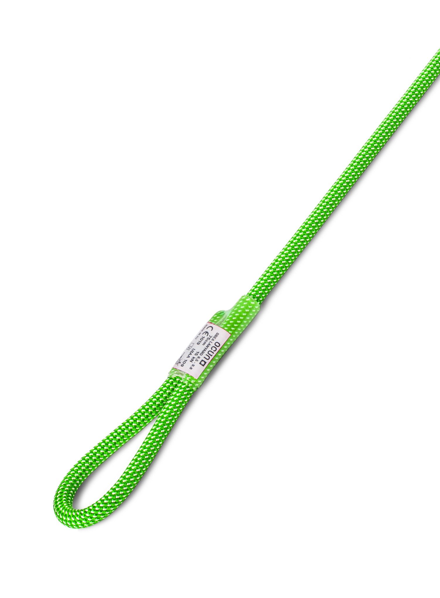 Smyčka Ocun Sbea Lanyard 9,5-9,8 mm 75 cm - green/ice mint