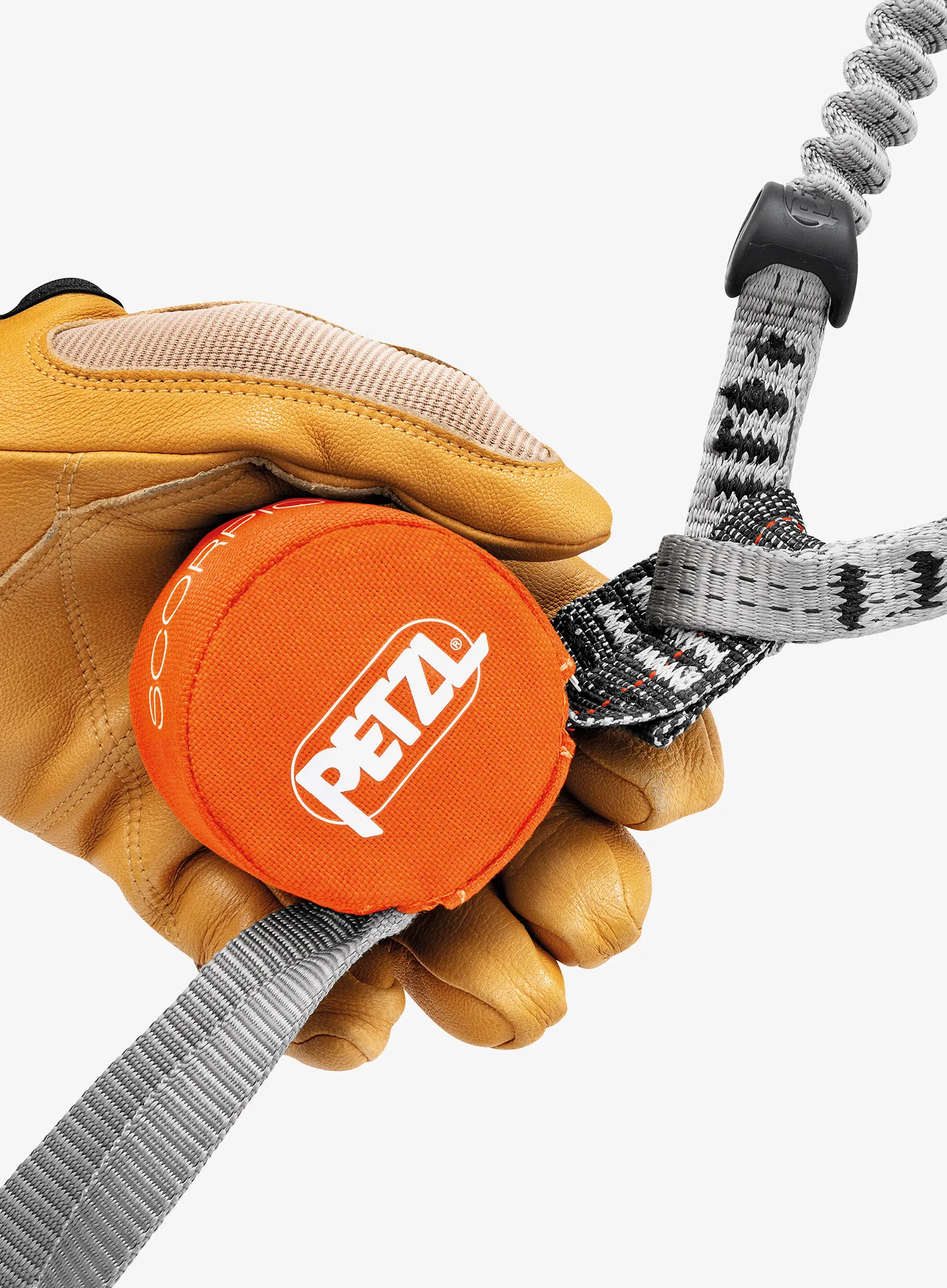 Ferratový tlumič pádu Petzl Scorpio Eashook - orange