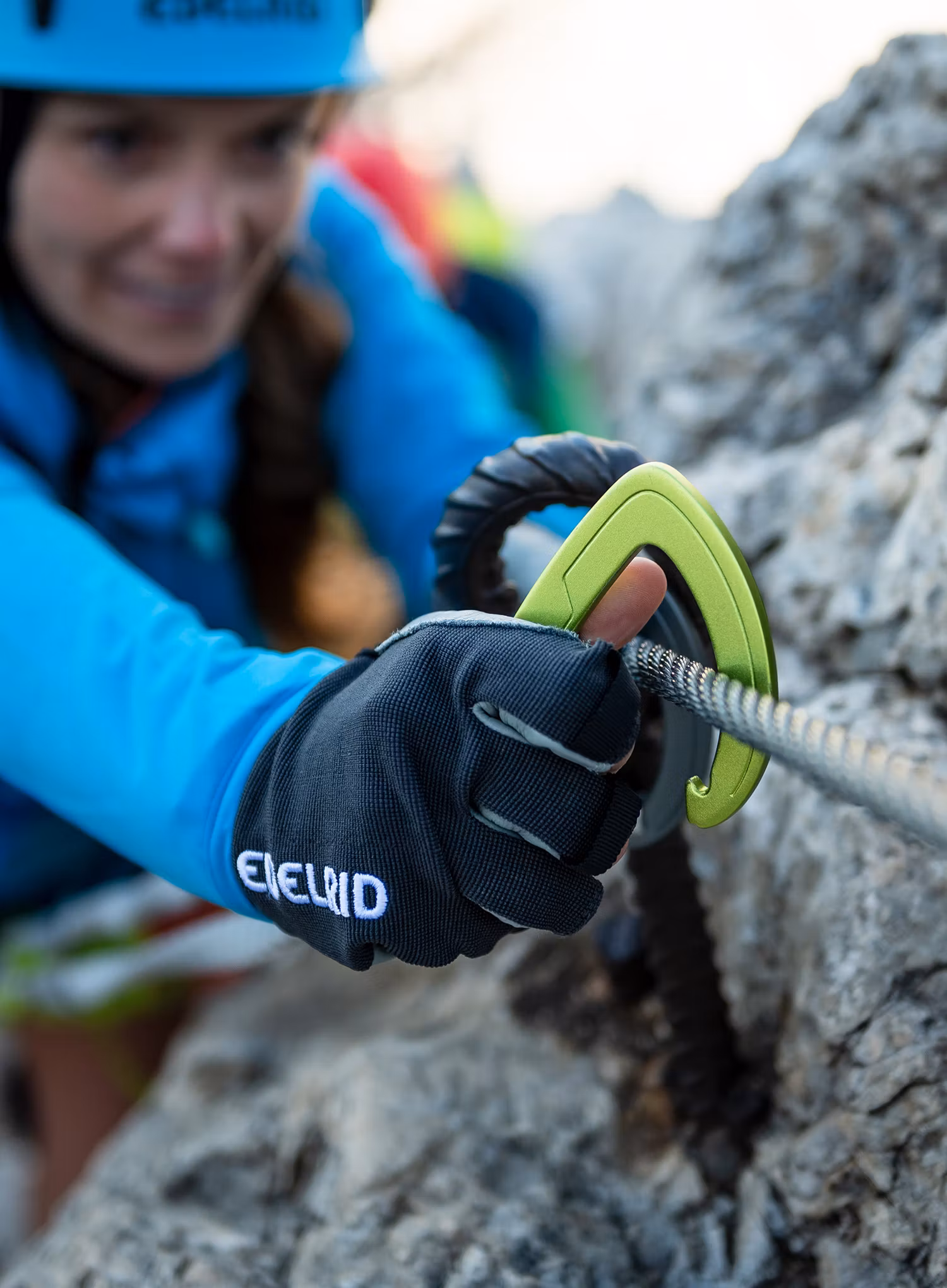 Smyčka Via Ferrata Edelrid Cable Kit 6.0 - oasis