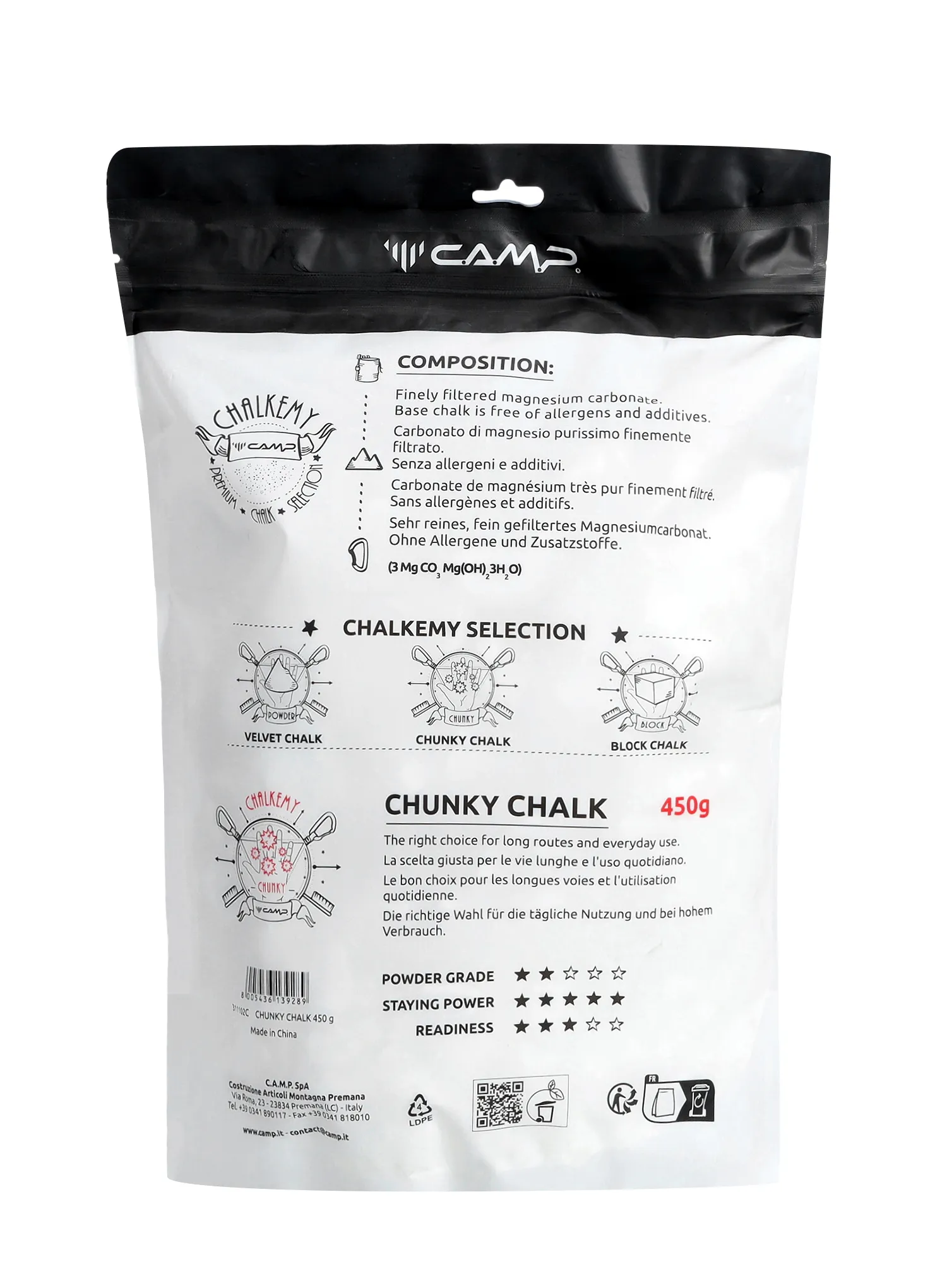 Magnézium Camp Chunky Chalk 450 g