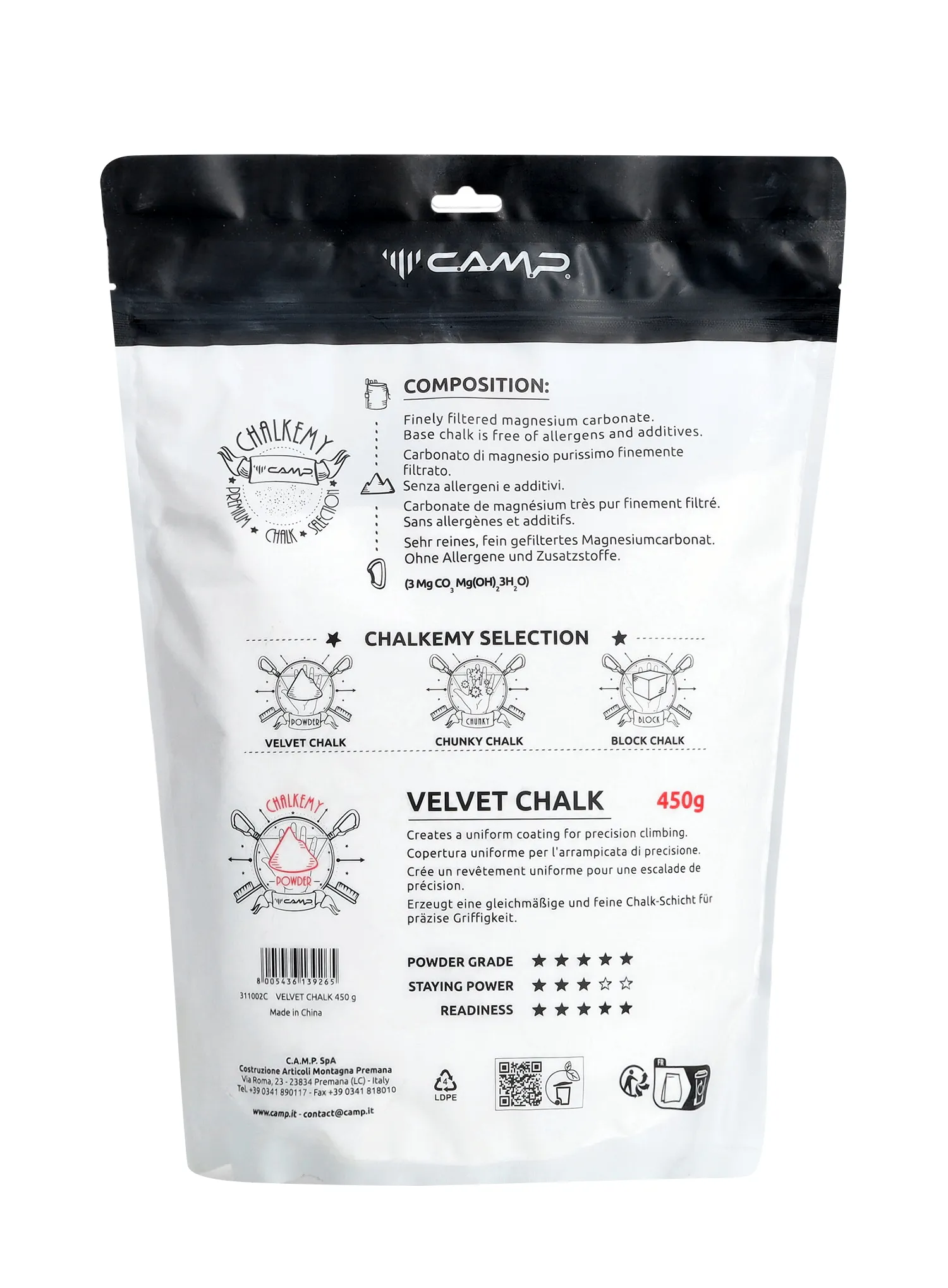 Magnézium Camp Velvet Chalk 450 g