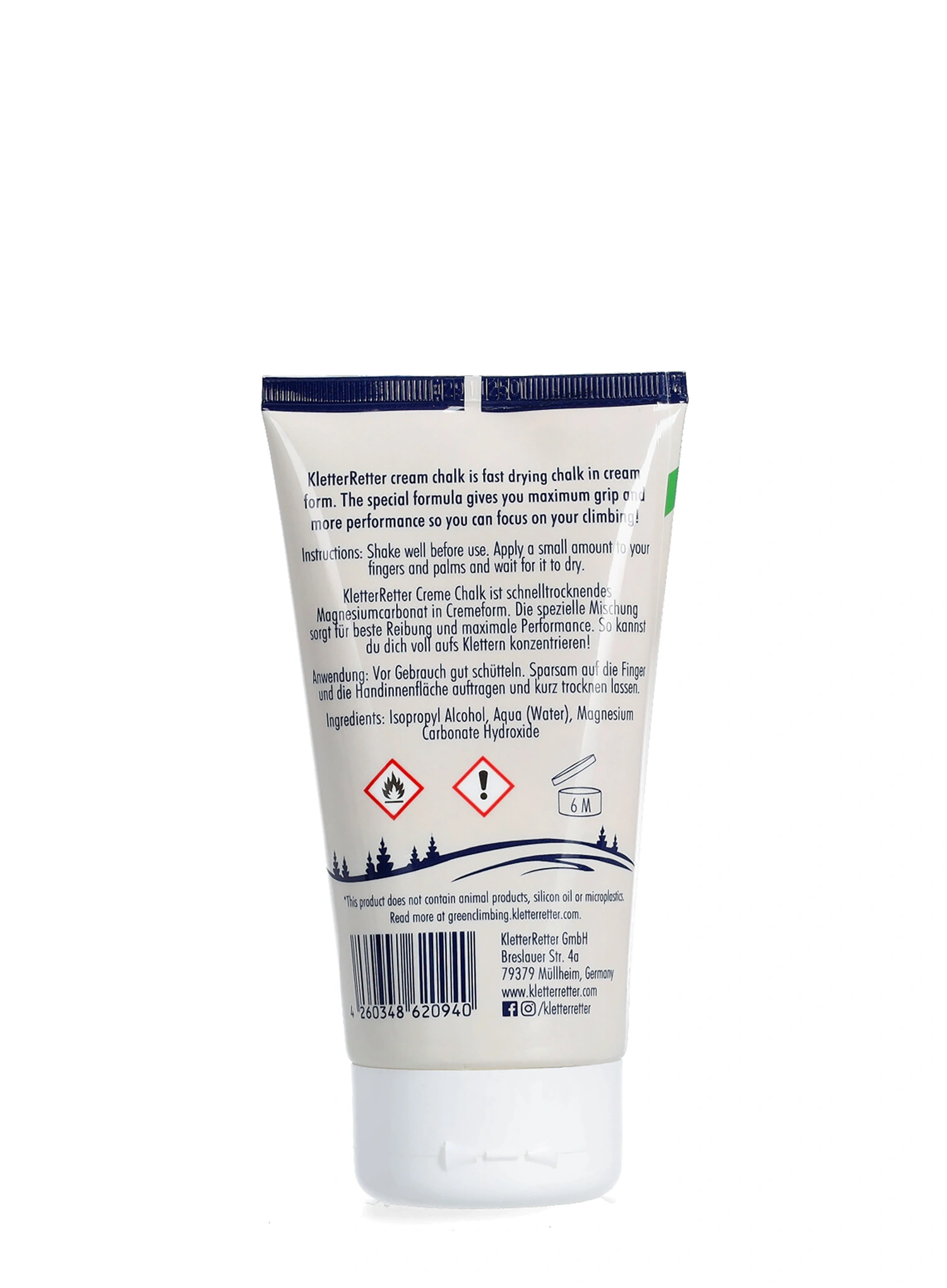 Tekuté magnézium Kletter Retter Creme Chalk 150 ml