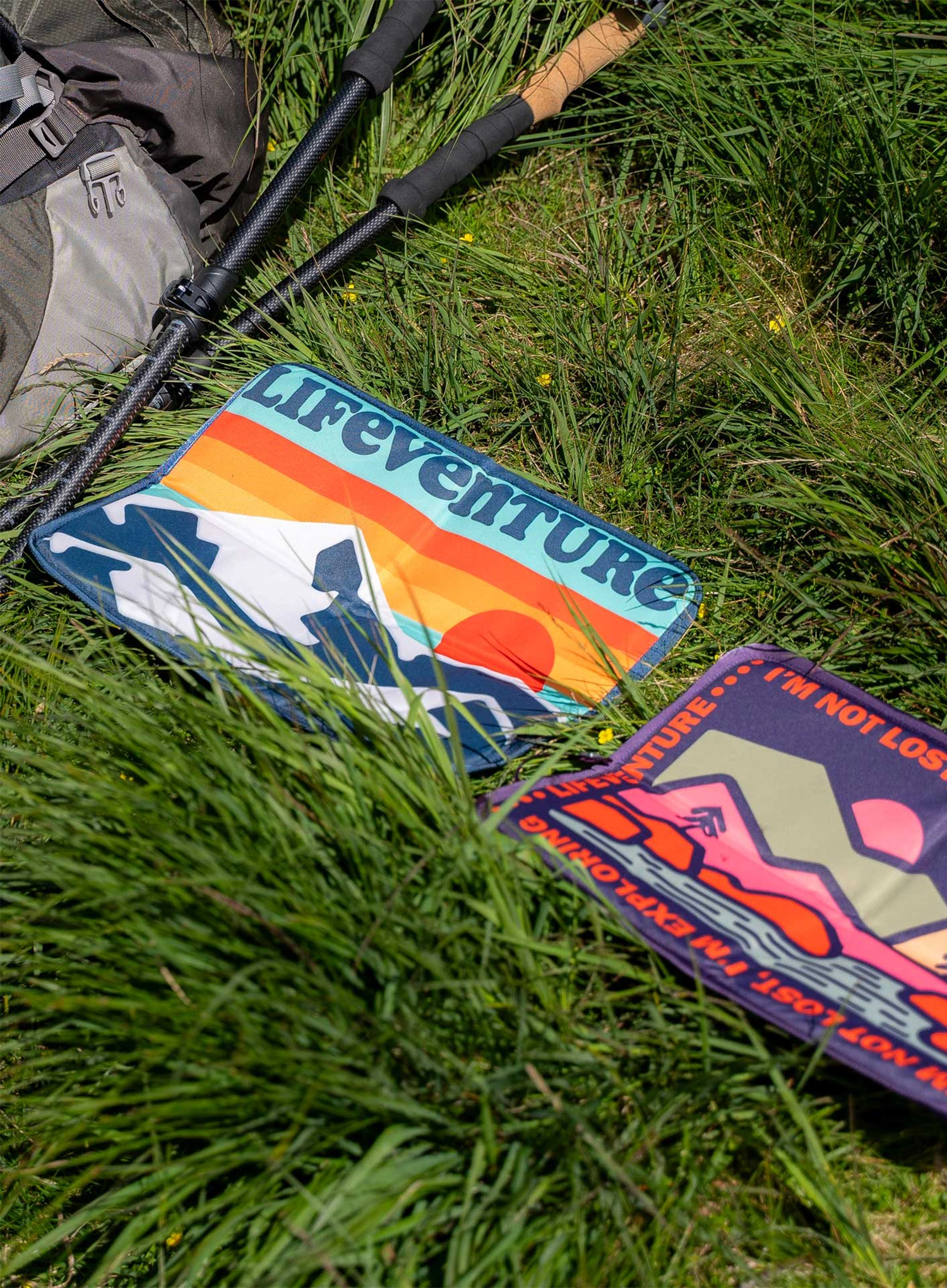 Podložka na sezení Lifeventure Sit Mat - retro