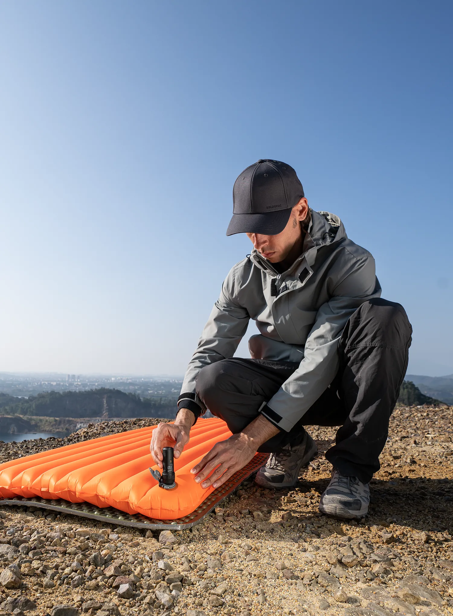 Nafukovací matrace Flextail Zero Mattress R05 Regular - orange