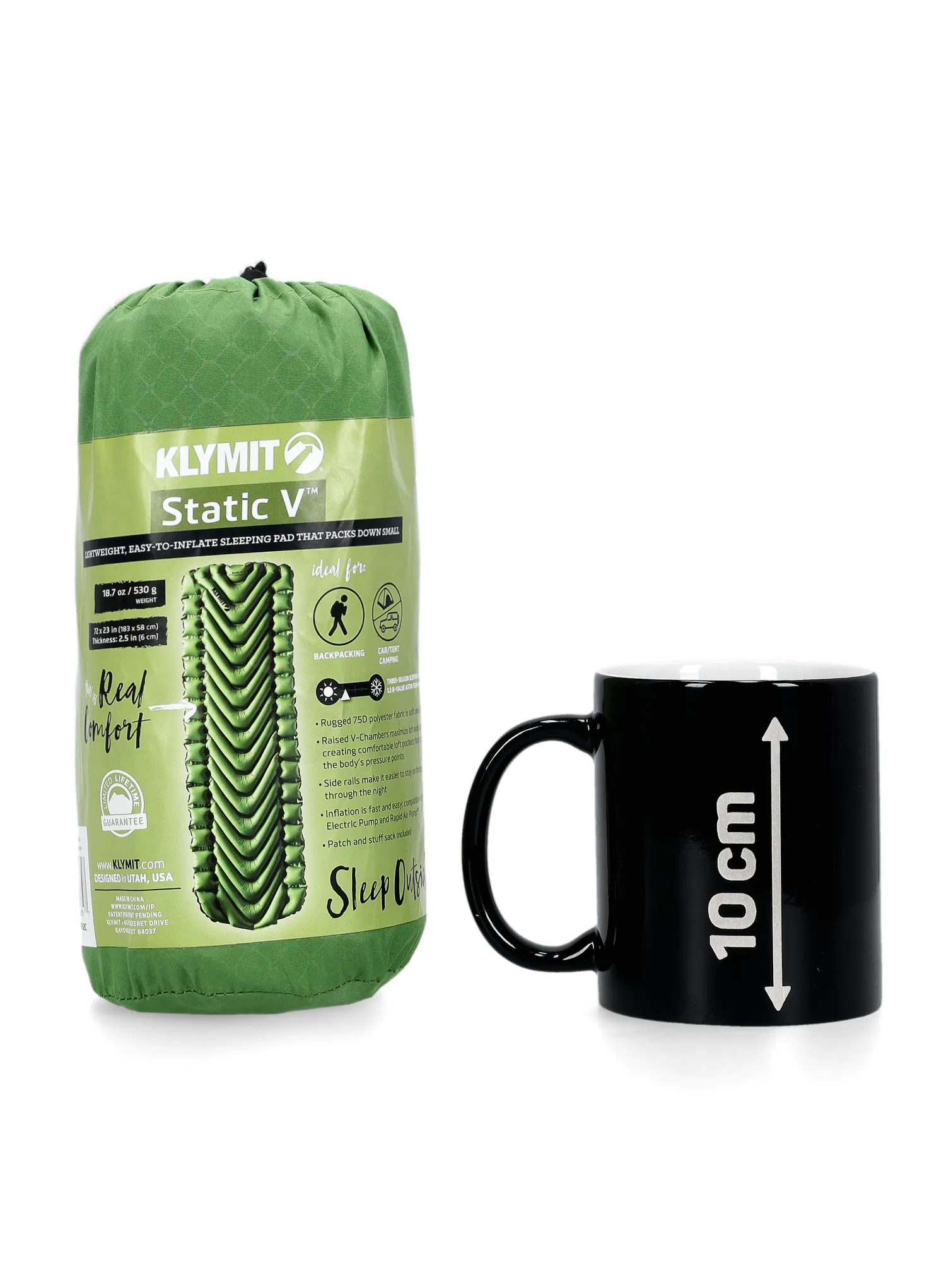 Nafukovací matrace Klymit Static V - green
