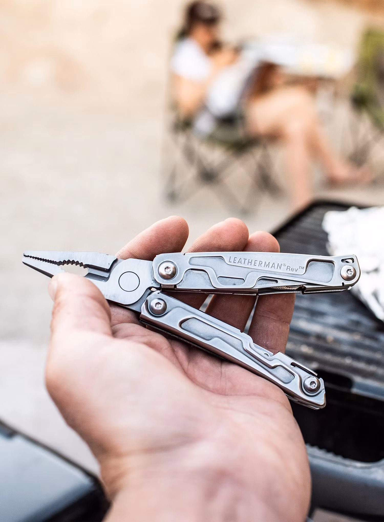Multitool Leatherman Rev - stainless
