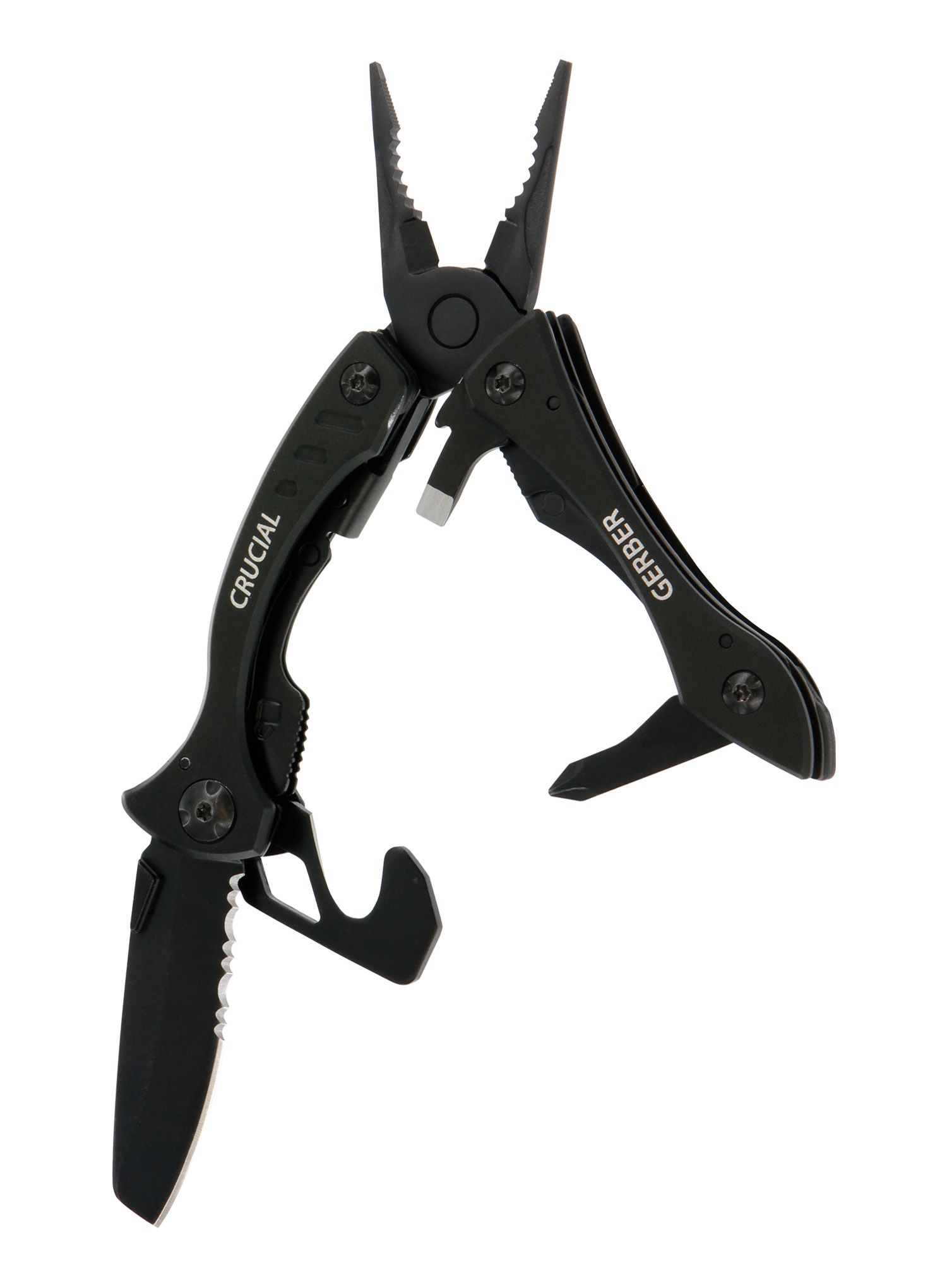 Multitool Gerber Crucial w/strap cutter