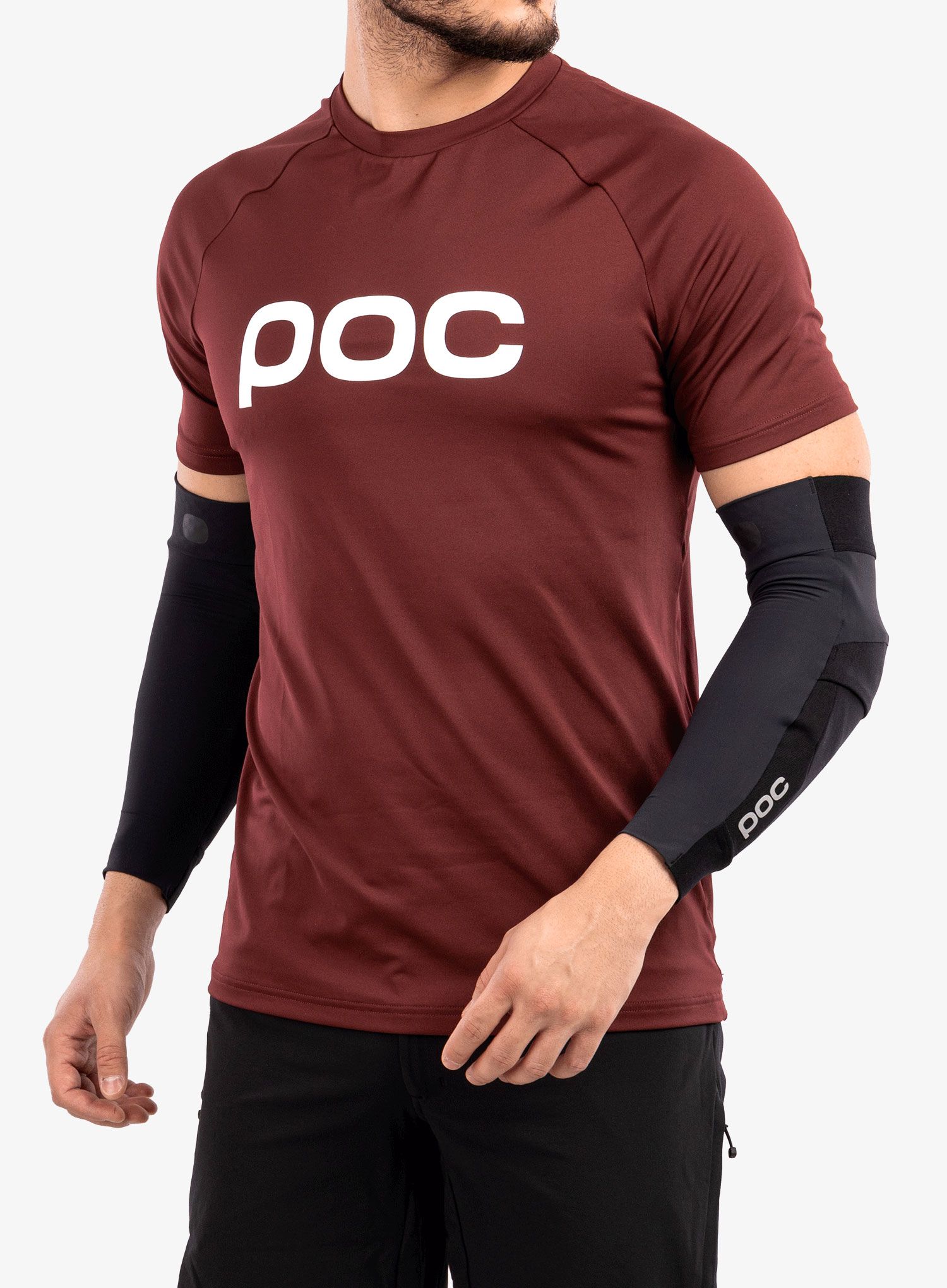 Cyklistické chrániče loktů POC Oseus VPD Elbow - uranium black