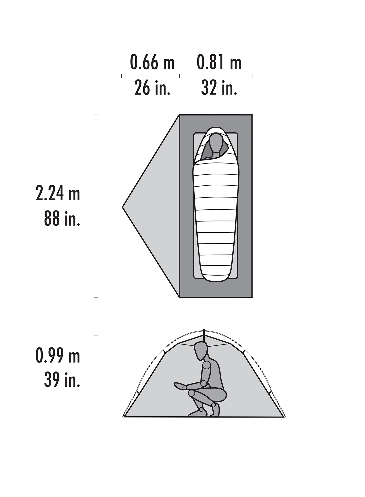Stan pro 1 osobu MSR Hubba Hubba HD 1P Tent - green